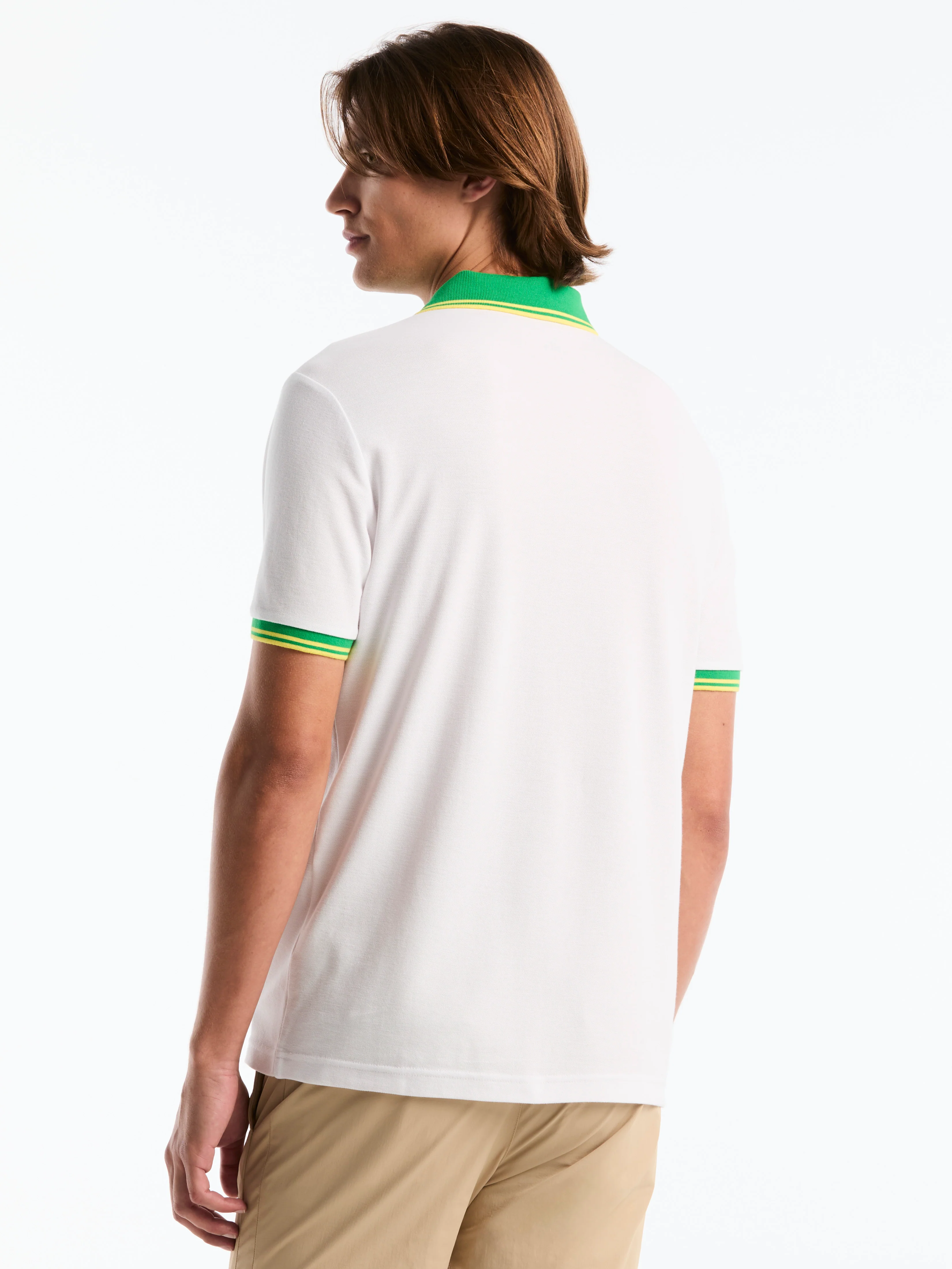 Cotton Pique Polo Shirt Brazil Edition - Image 4