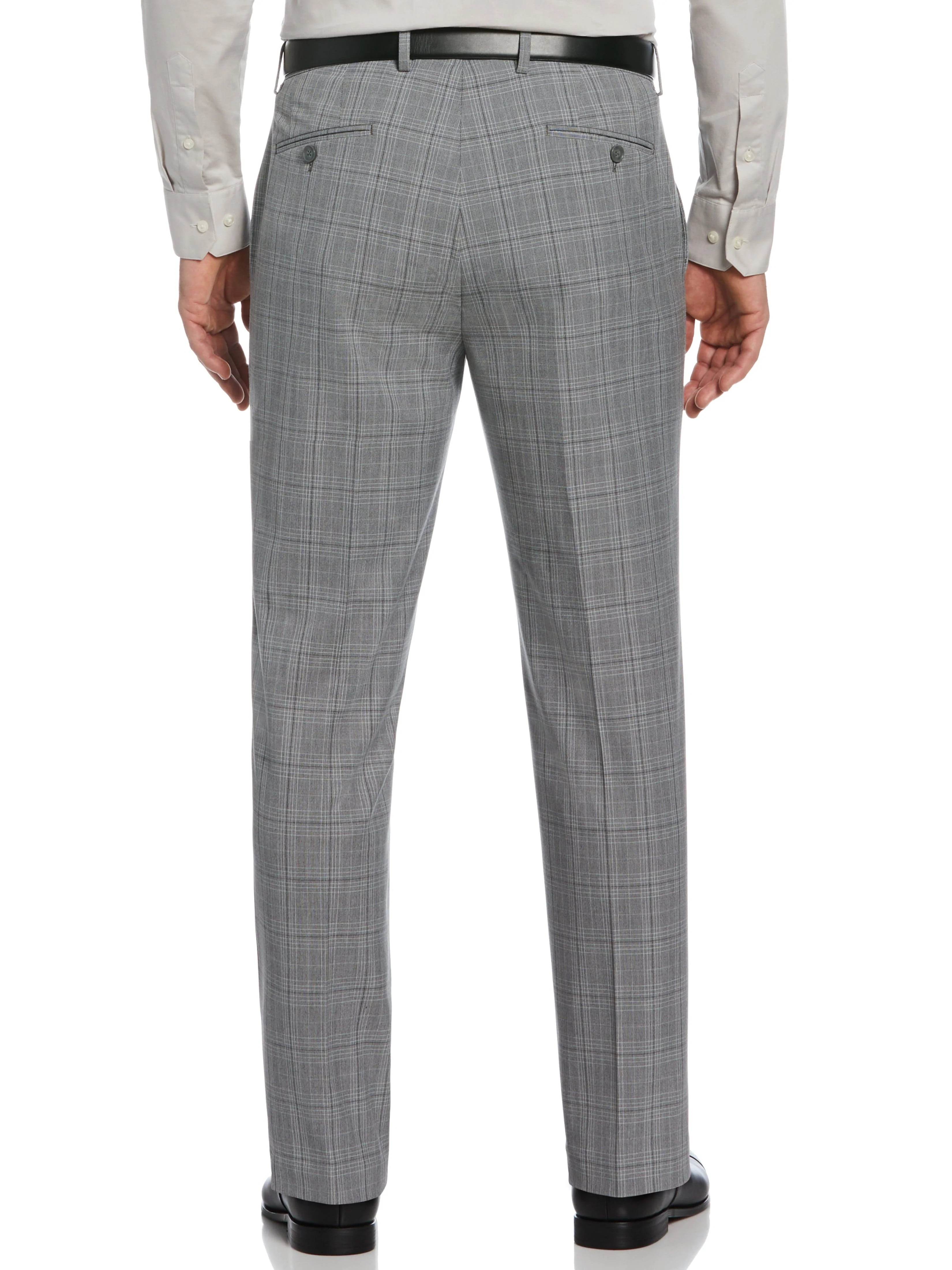 Classic Fit Stretch Plaid Suit Pant - Image 3
