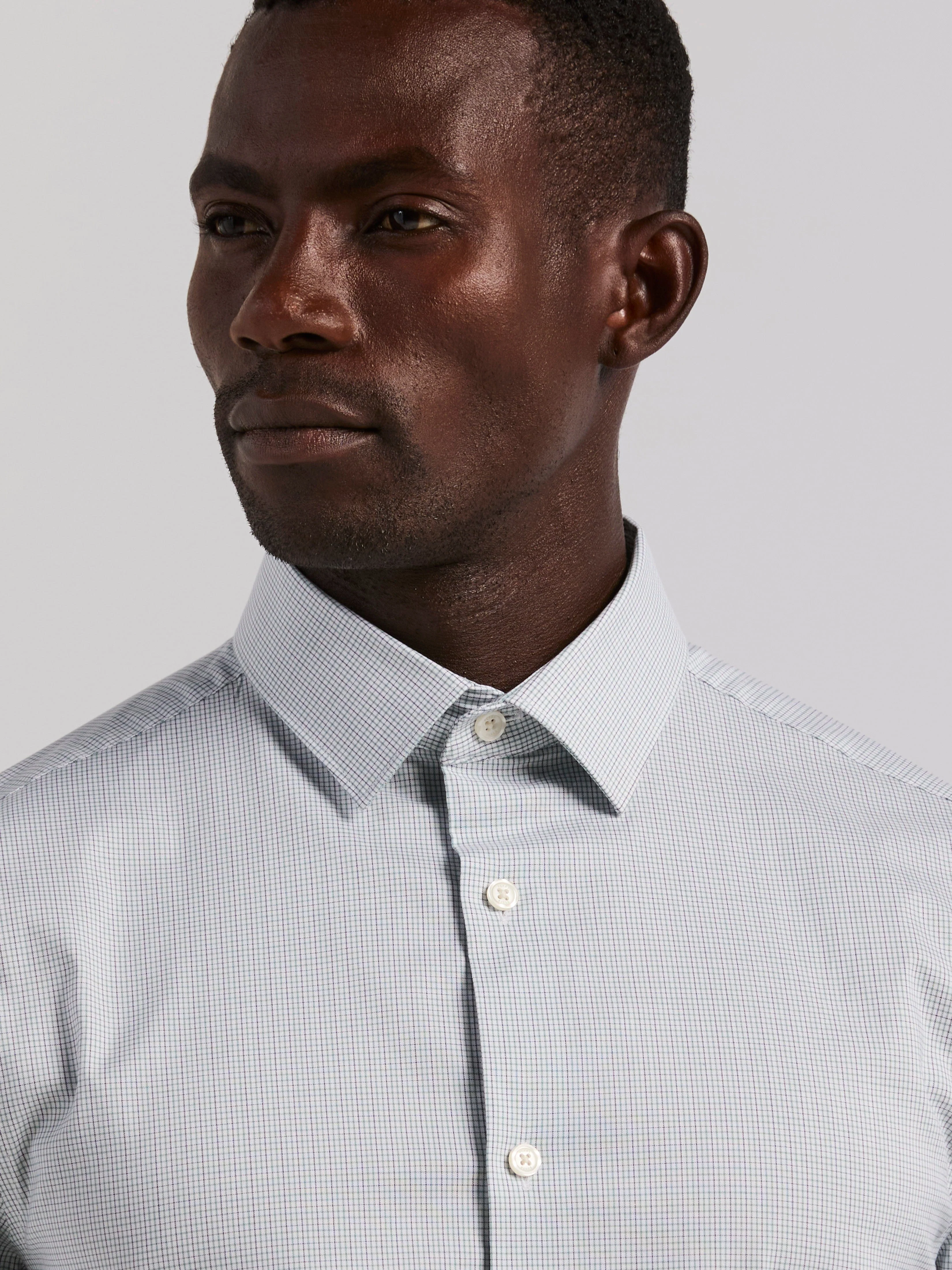 Plaid Slim Fit Poplin Shirt - Image 4