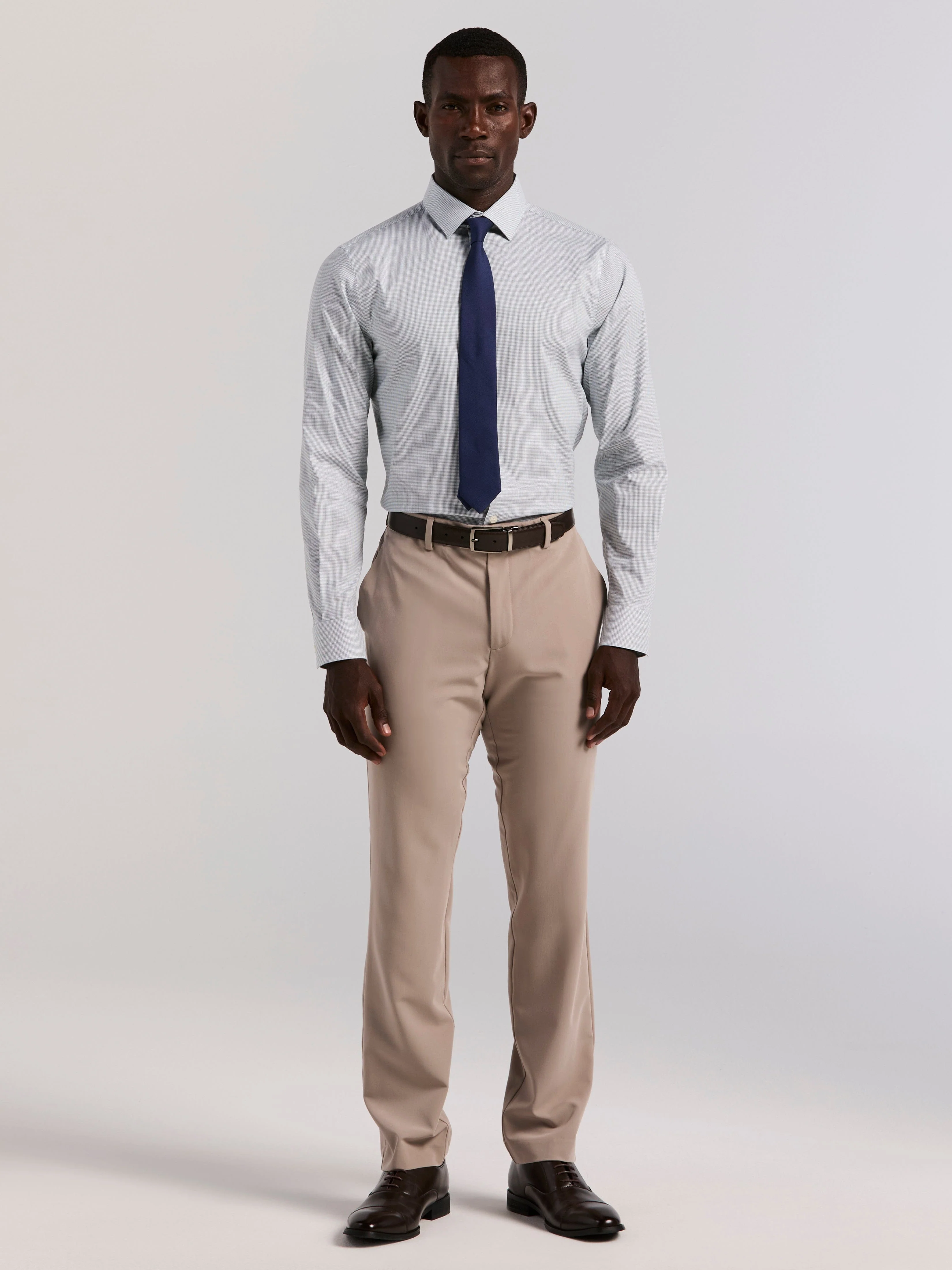Plaid Slim Fit Poplin Shirt - Image 5
