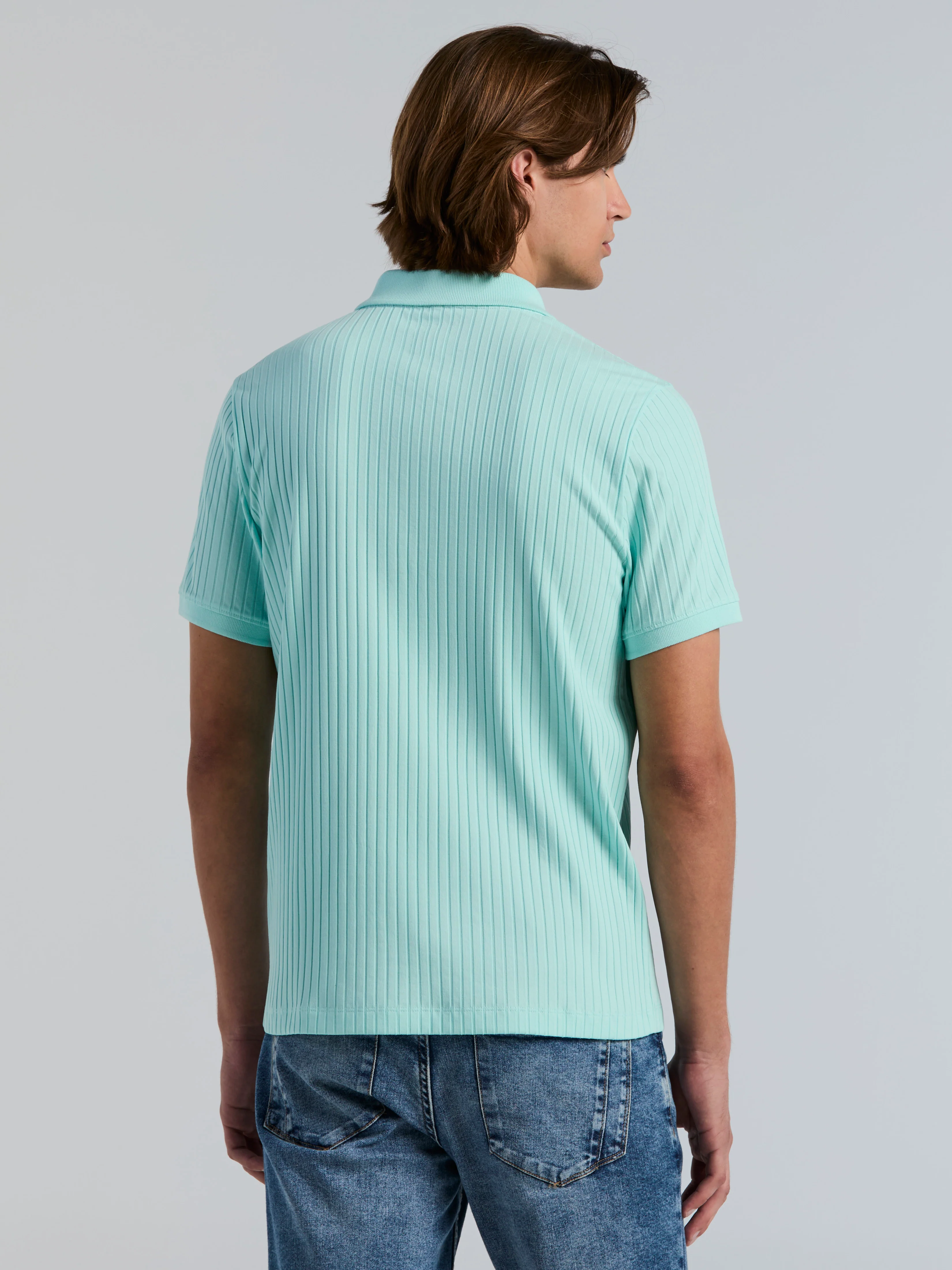 Quarter Zip Ribbed Polo - Image 11