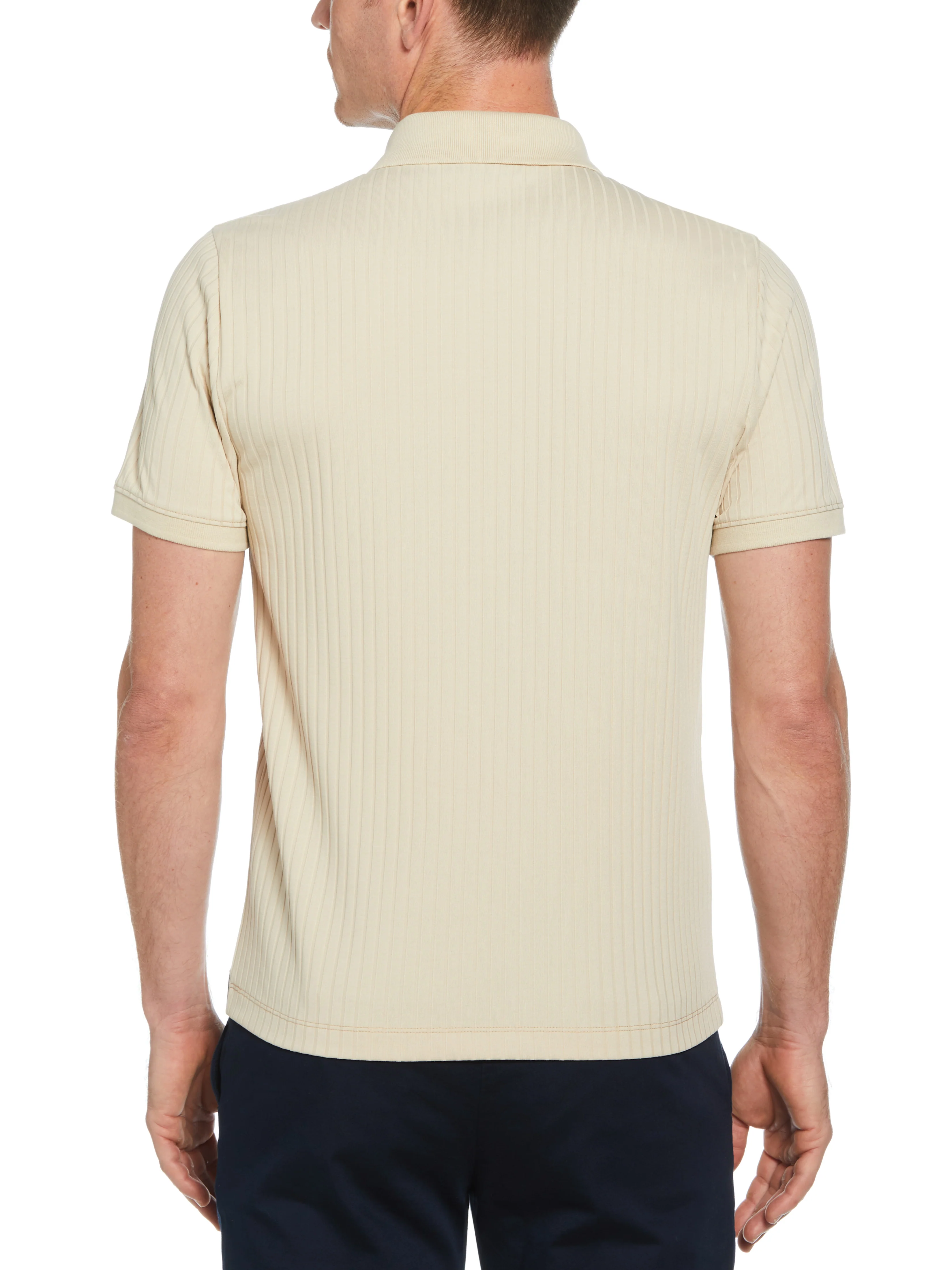 Quarter Zip Ribbed Polo - Image 38