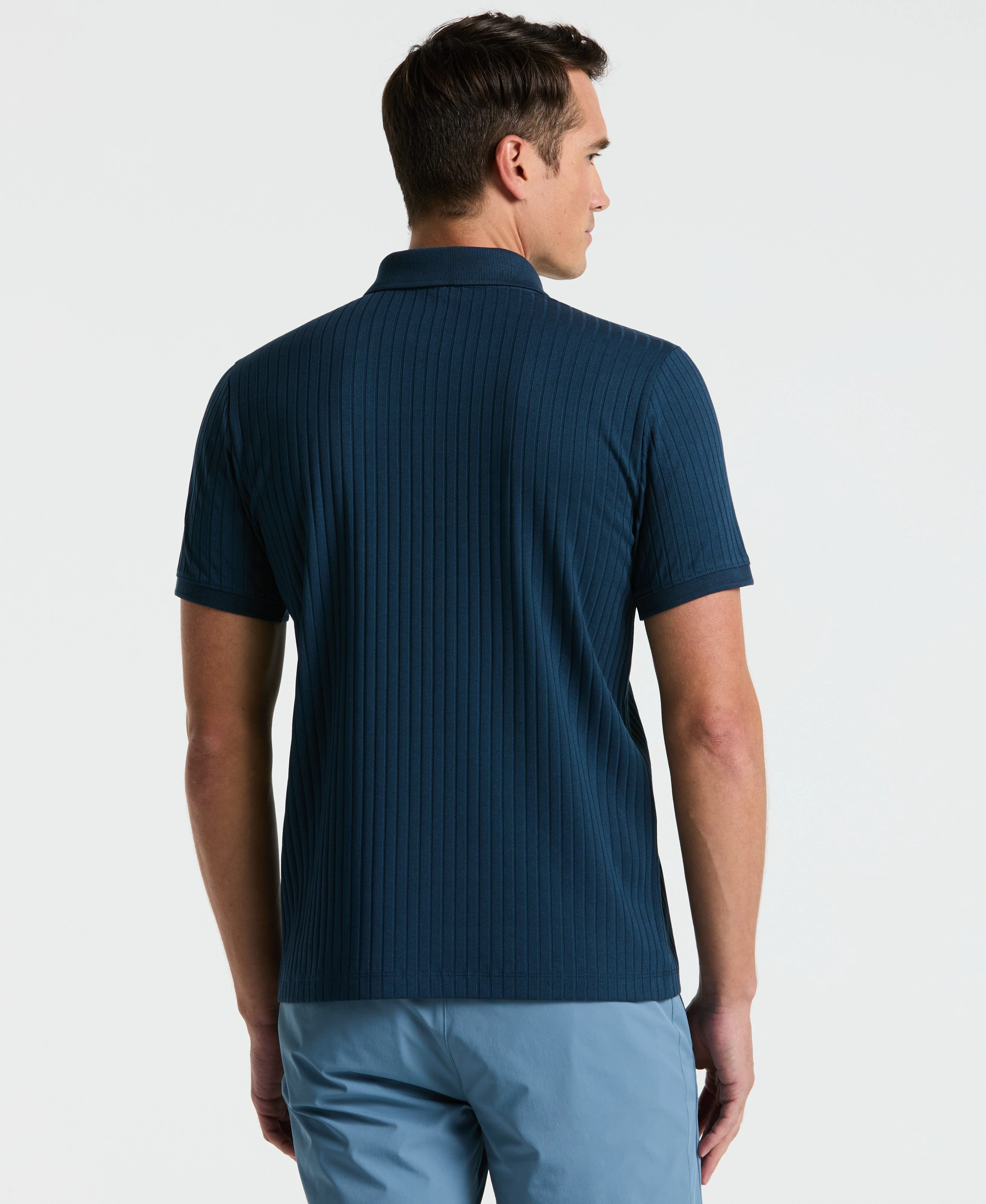 Quarter Zip Ribbed Polo - Image 54