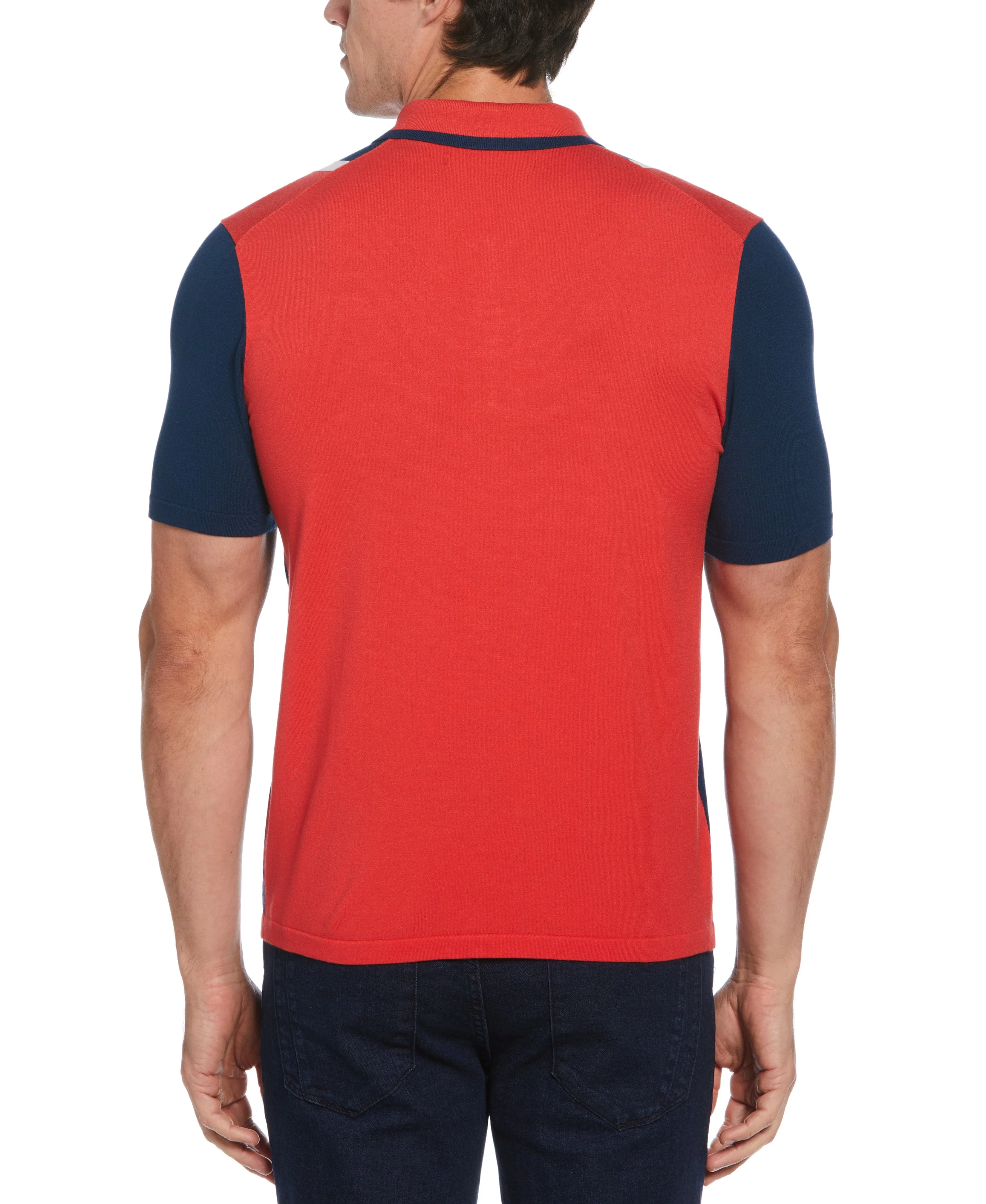 Tech Knit Multi Stripe Polo - Image 2