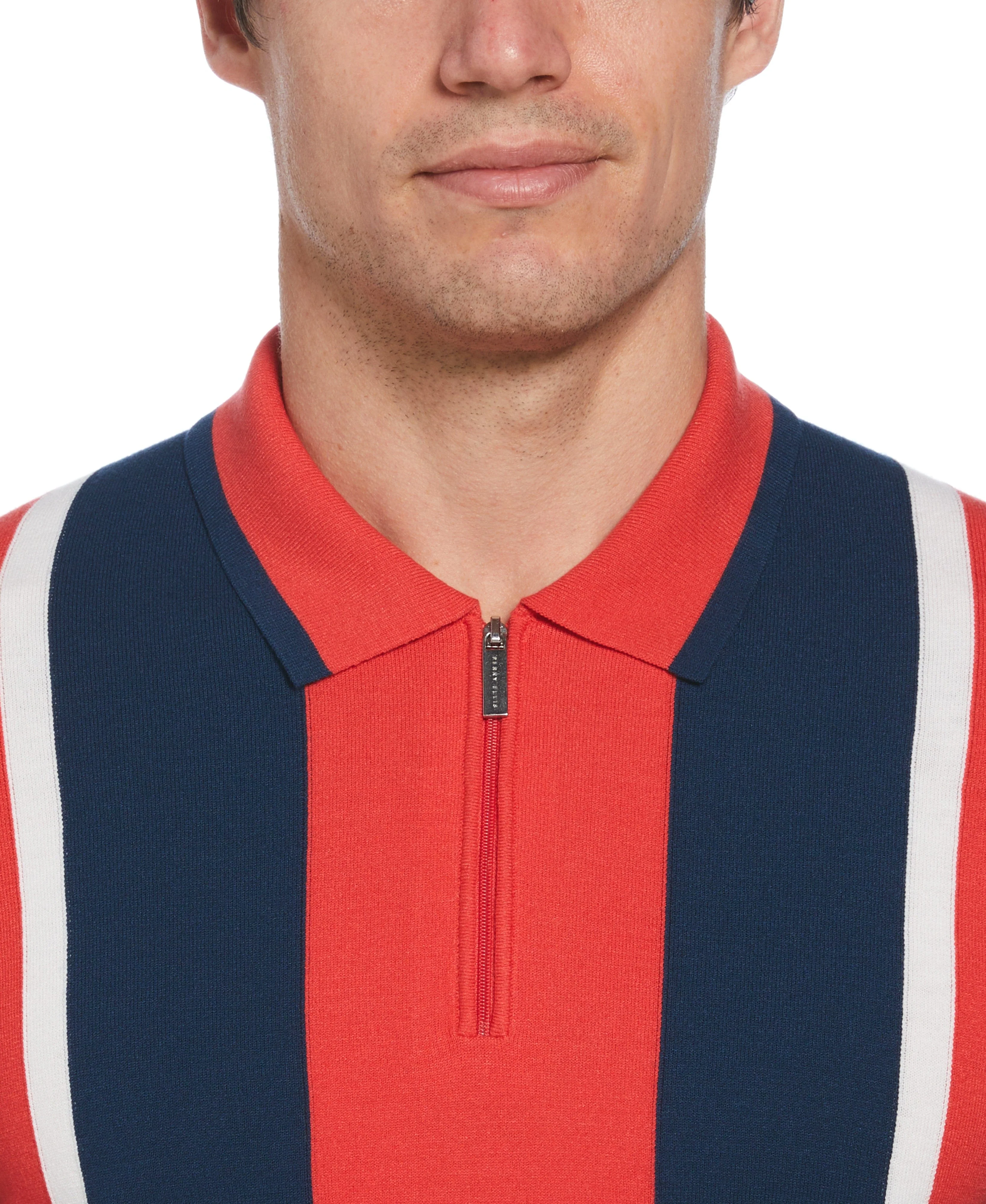 Tech Knit Multi Stripe Polo - Image 3