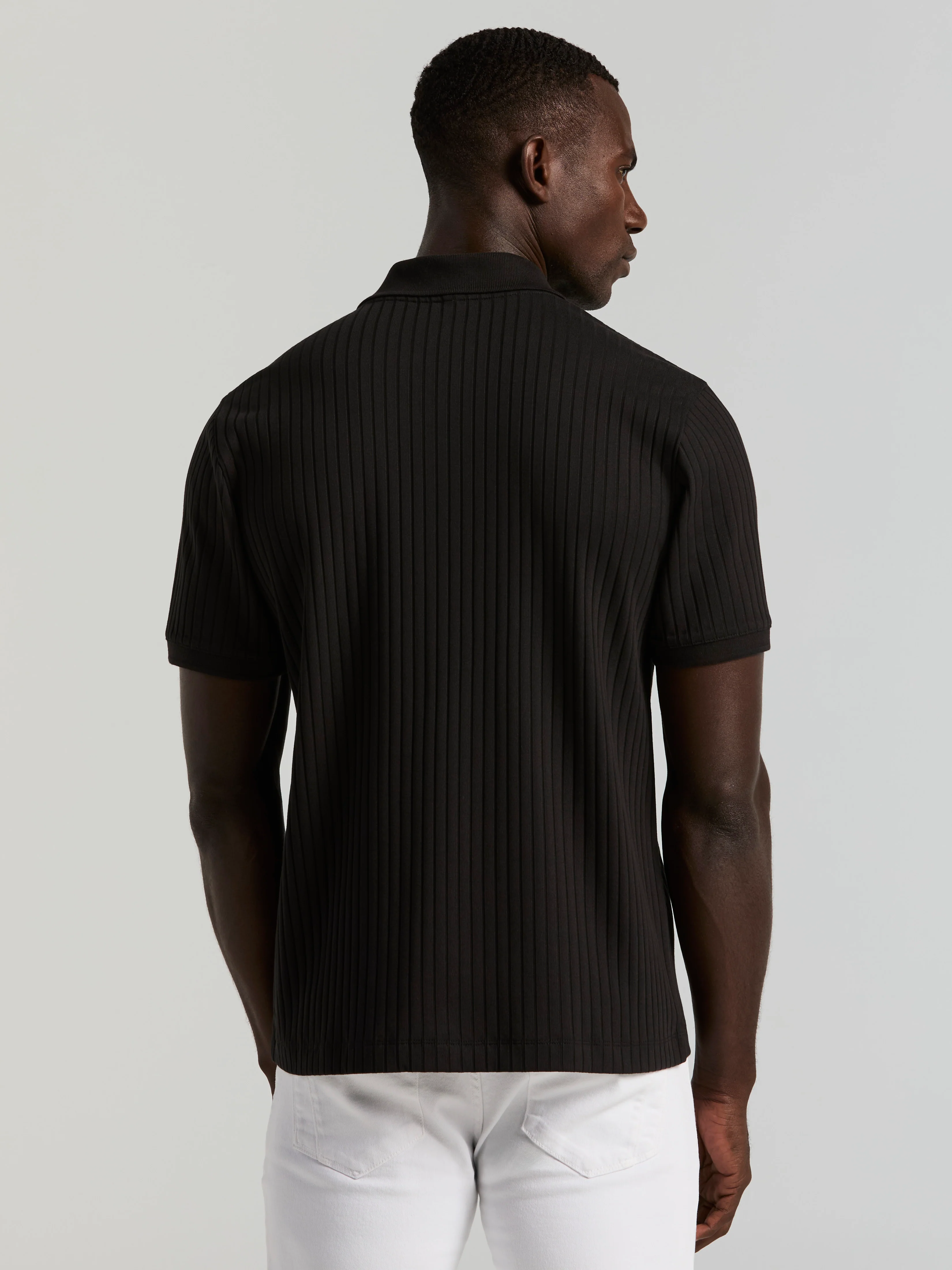Ribbed Button Front Knit - Image 4