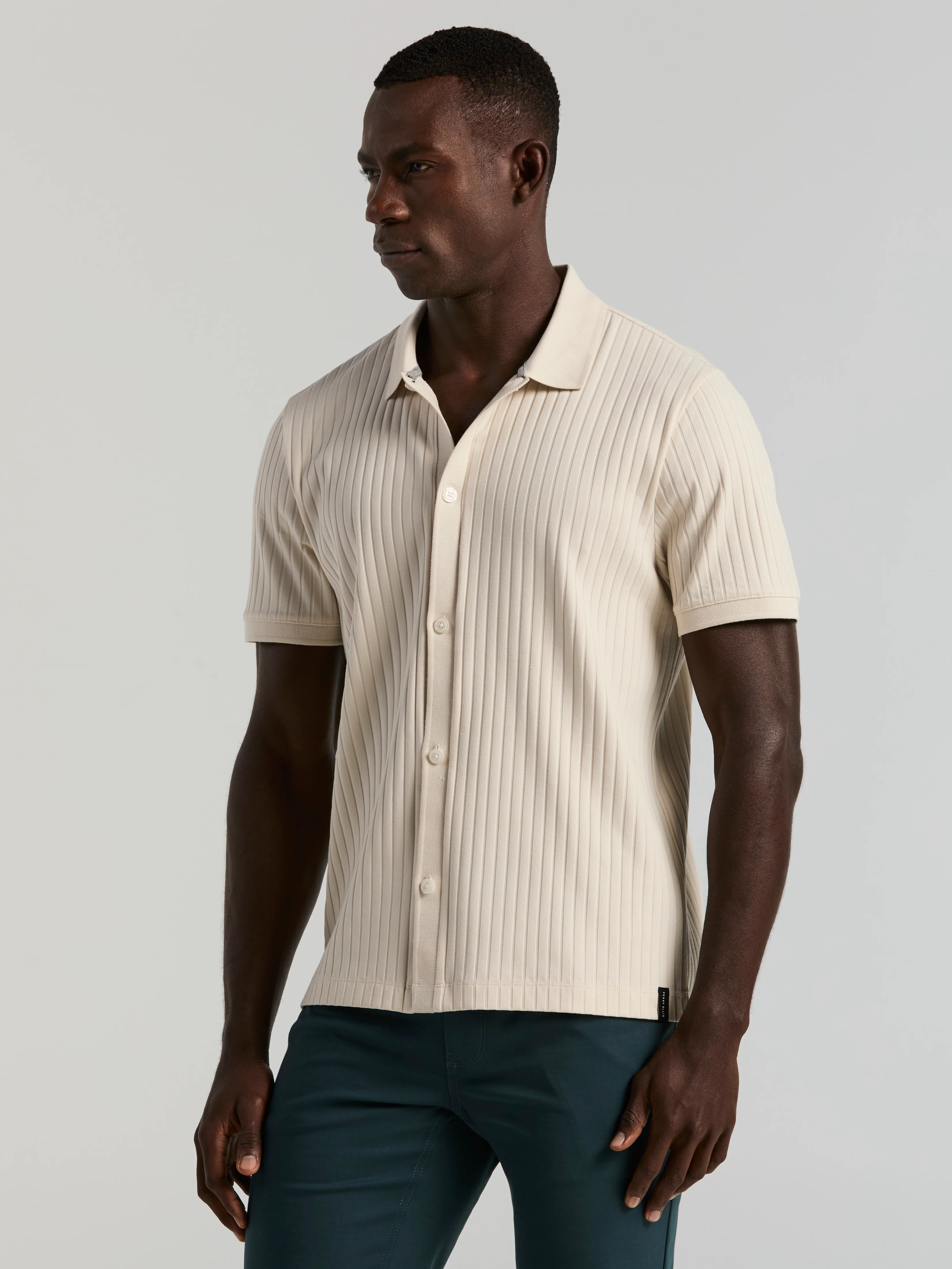 Ribbed Button Front Knit - Image 7