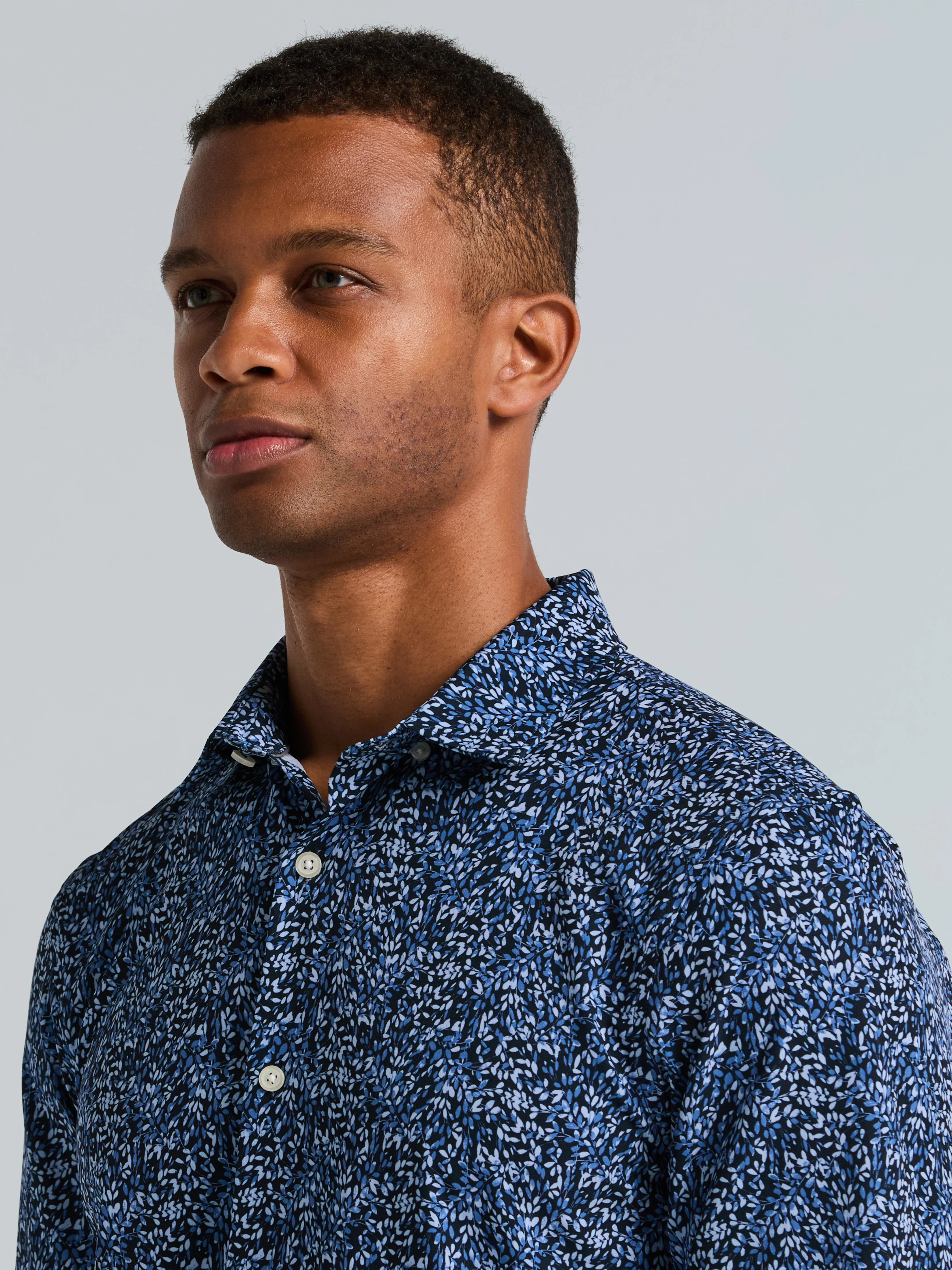 Botanical Total Stretch Button-Down Shirt - Image 2