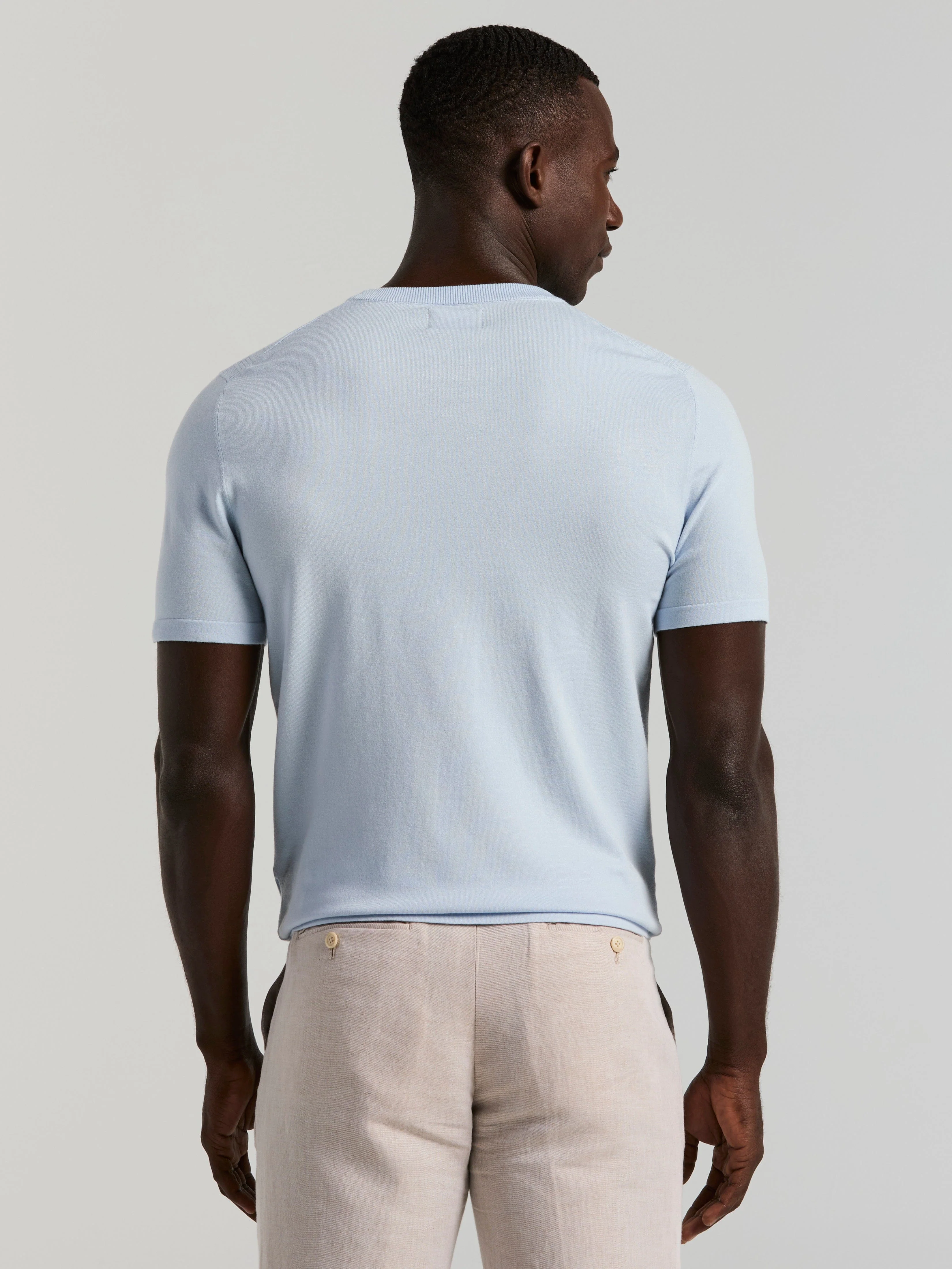 Geometric Textured Sweater Tee - Image 14