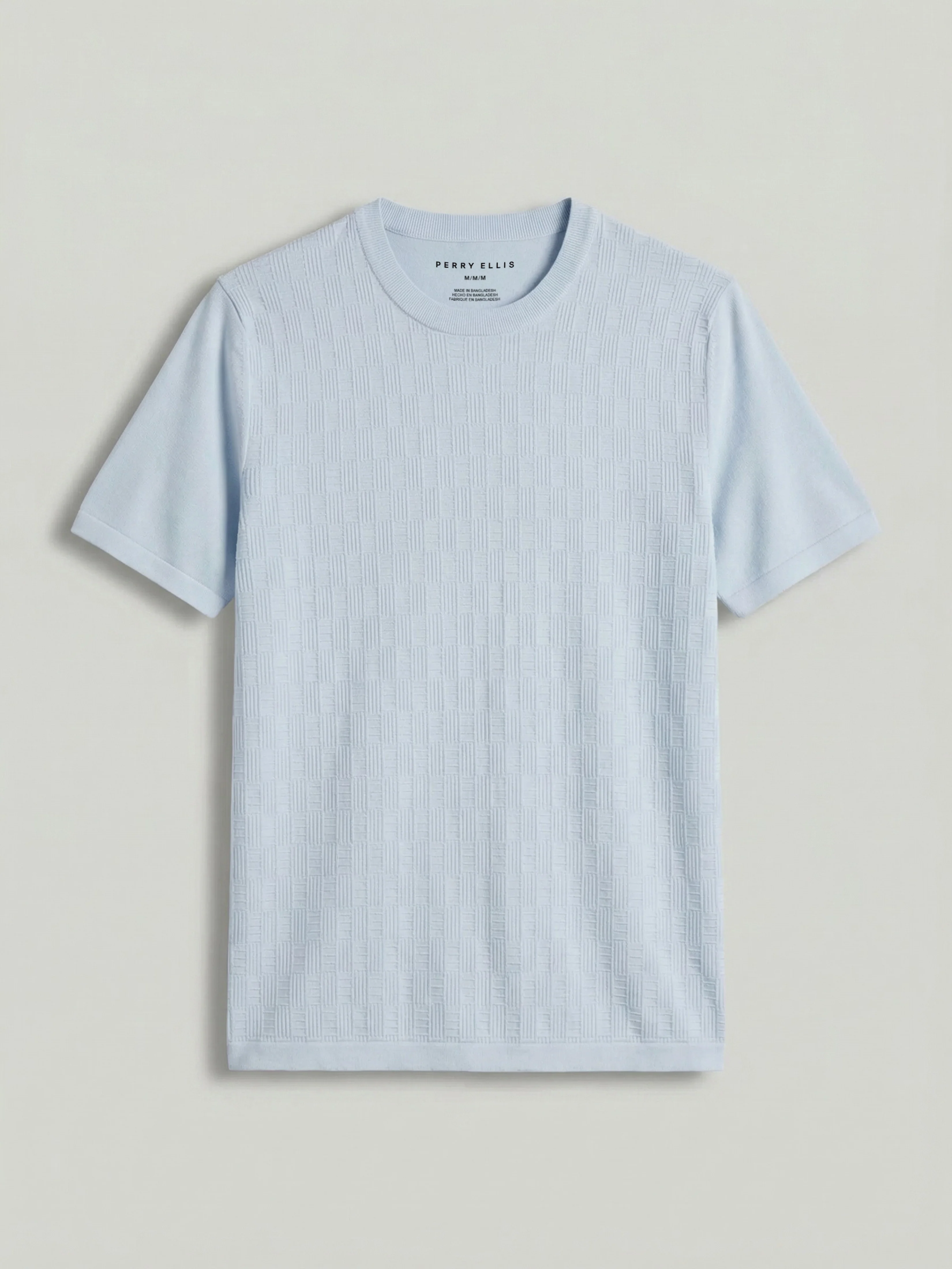 Geometric Textured Sweater Tee - Image 16