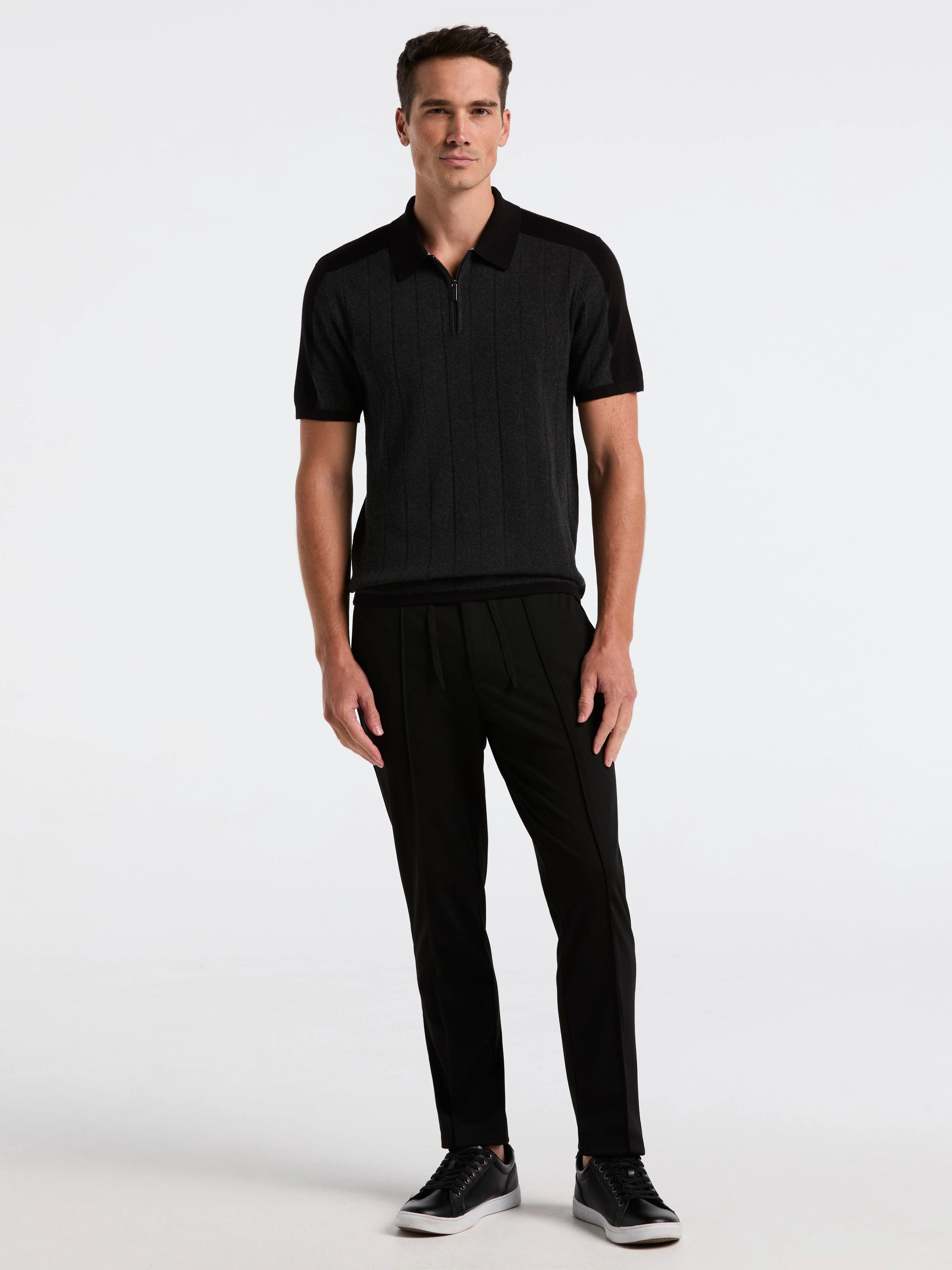 Color Block Sweater Polo - Image 4