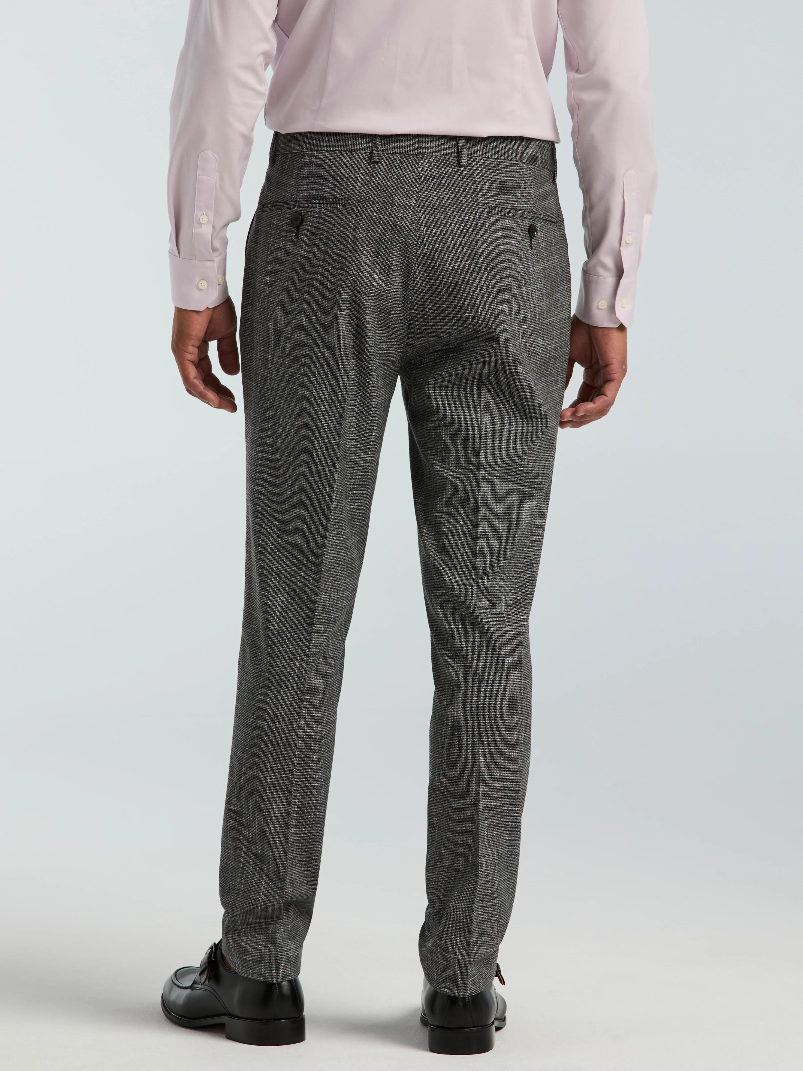 Skinny Fit Houndstooth Suit Pant - Image 3