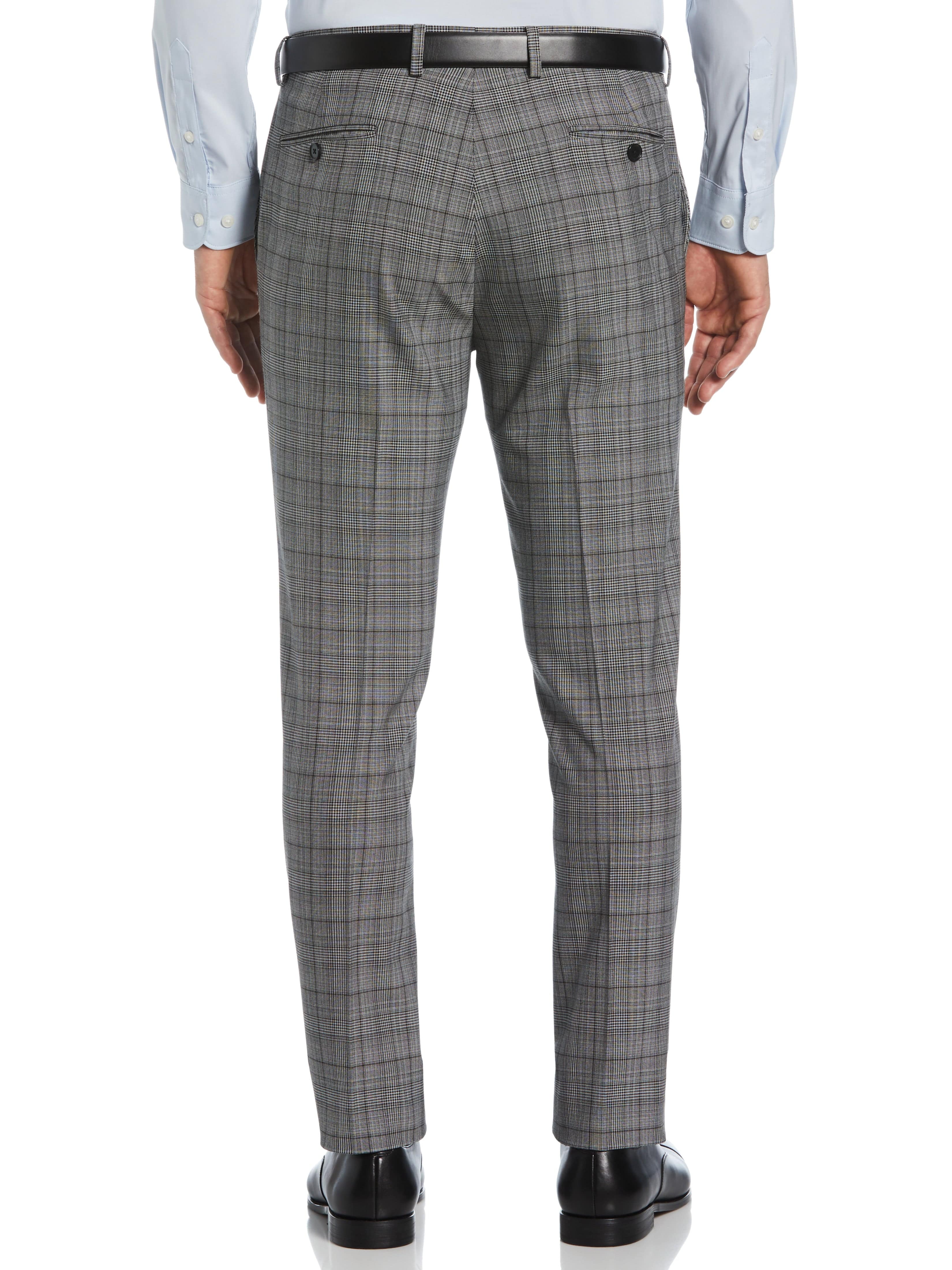 Skinny Fit Plaid Suit Pant - Image 2
