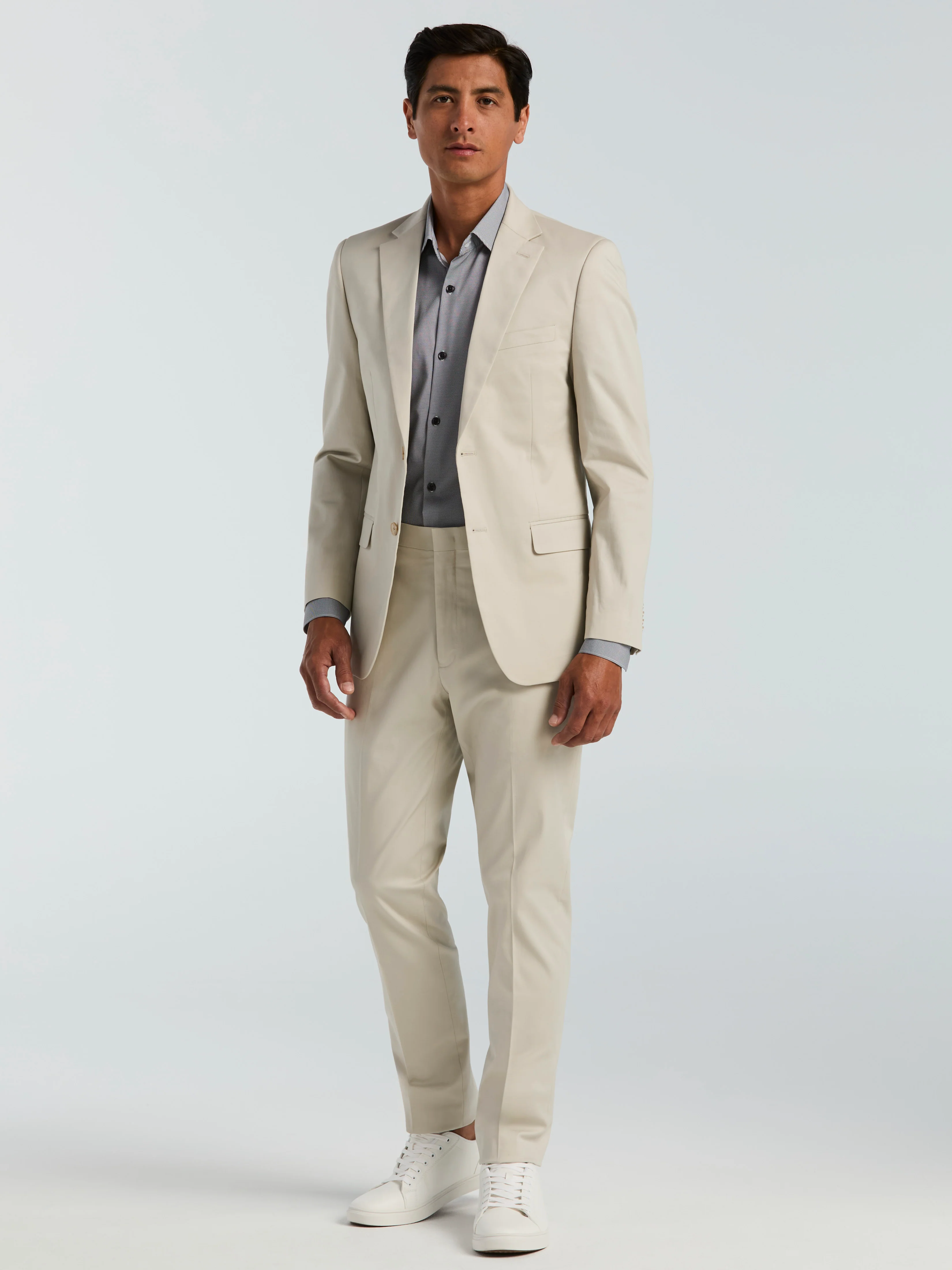 Skinny Fit Solid Suit - Image 2