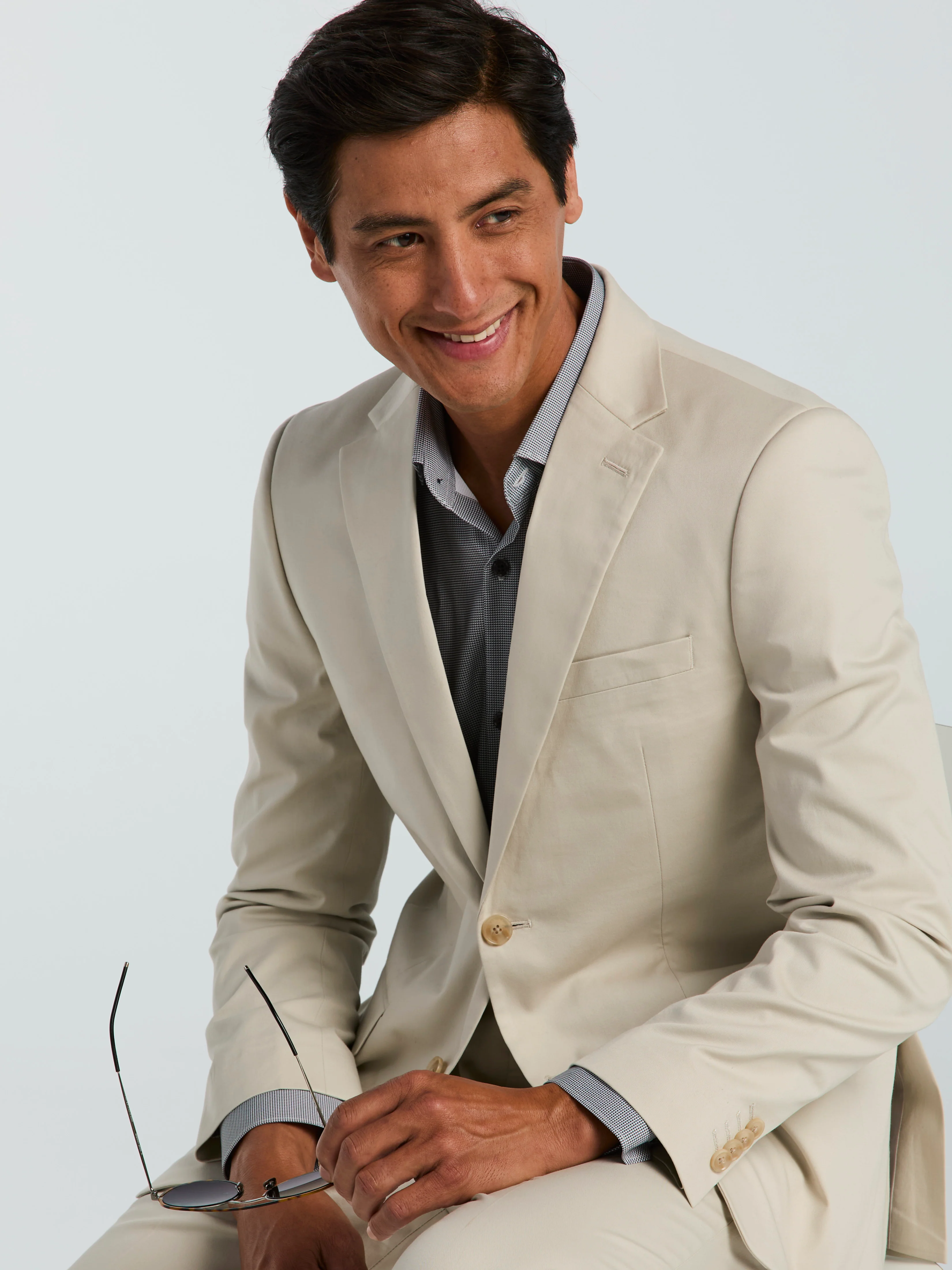 Skinny Fit Solid Suit Jacket - Image 3