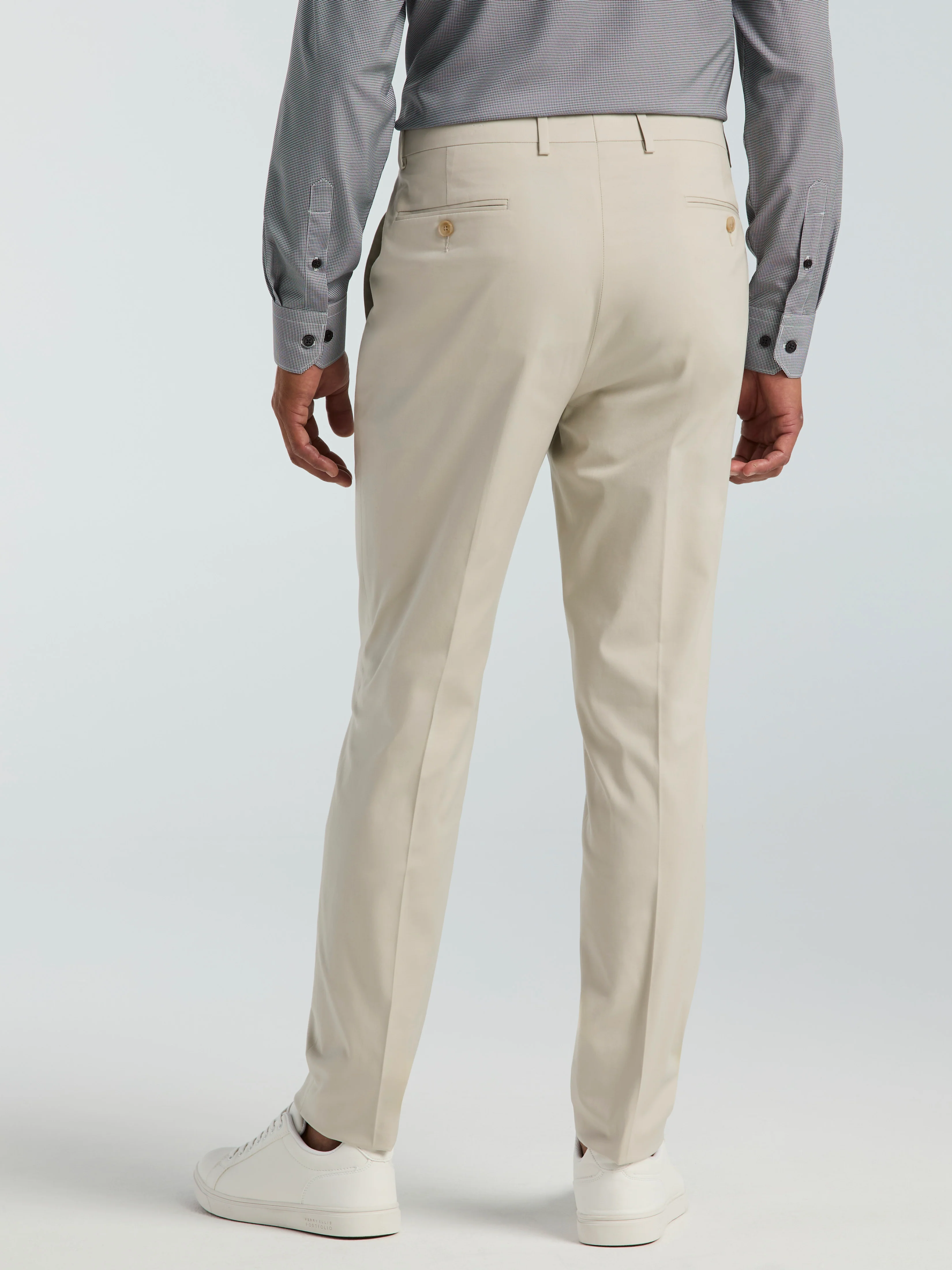 Skinny Fit Solid Suit Pant - Image 3