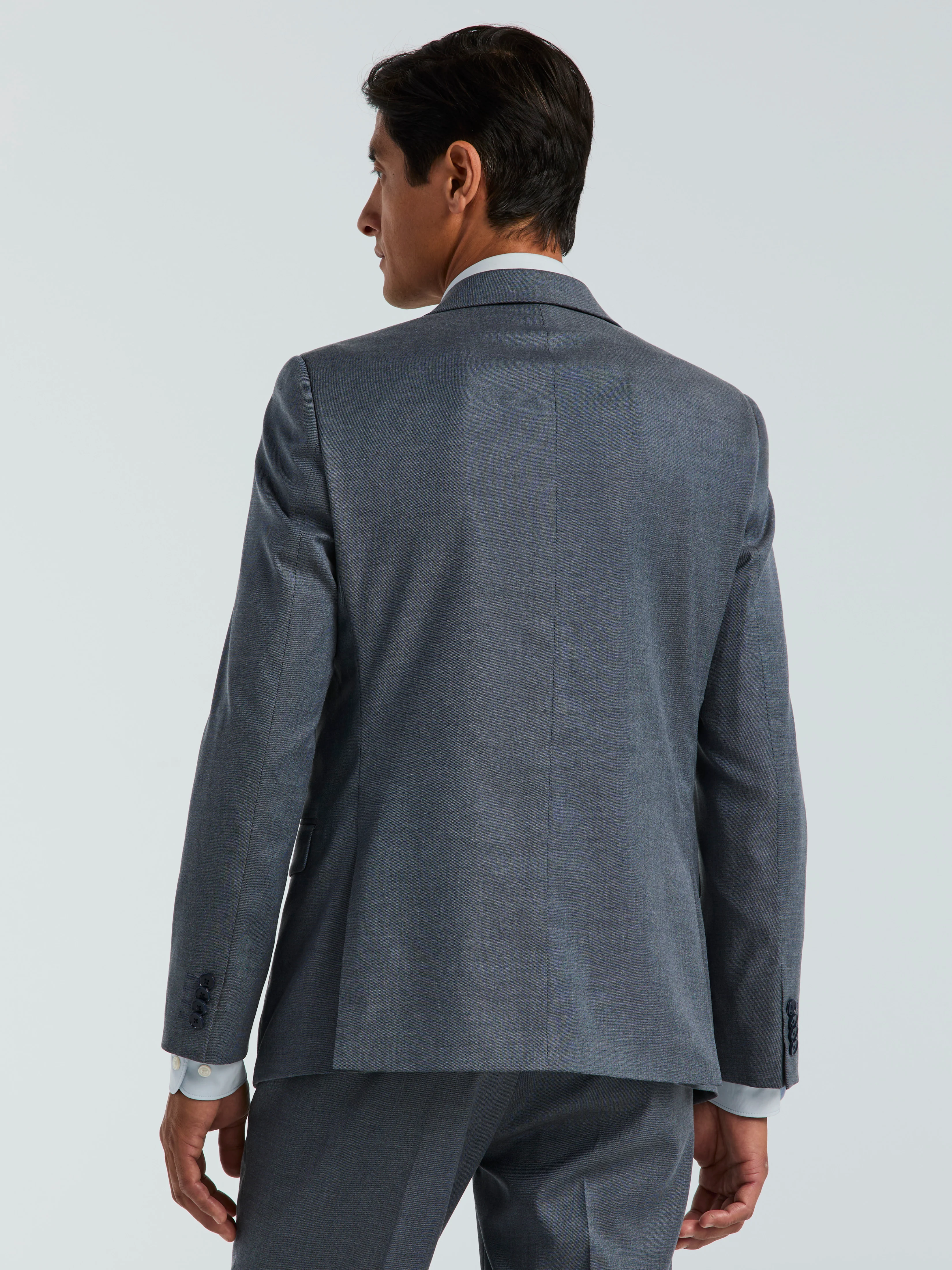 Skinny Fit Textured Suit - Image 4