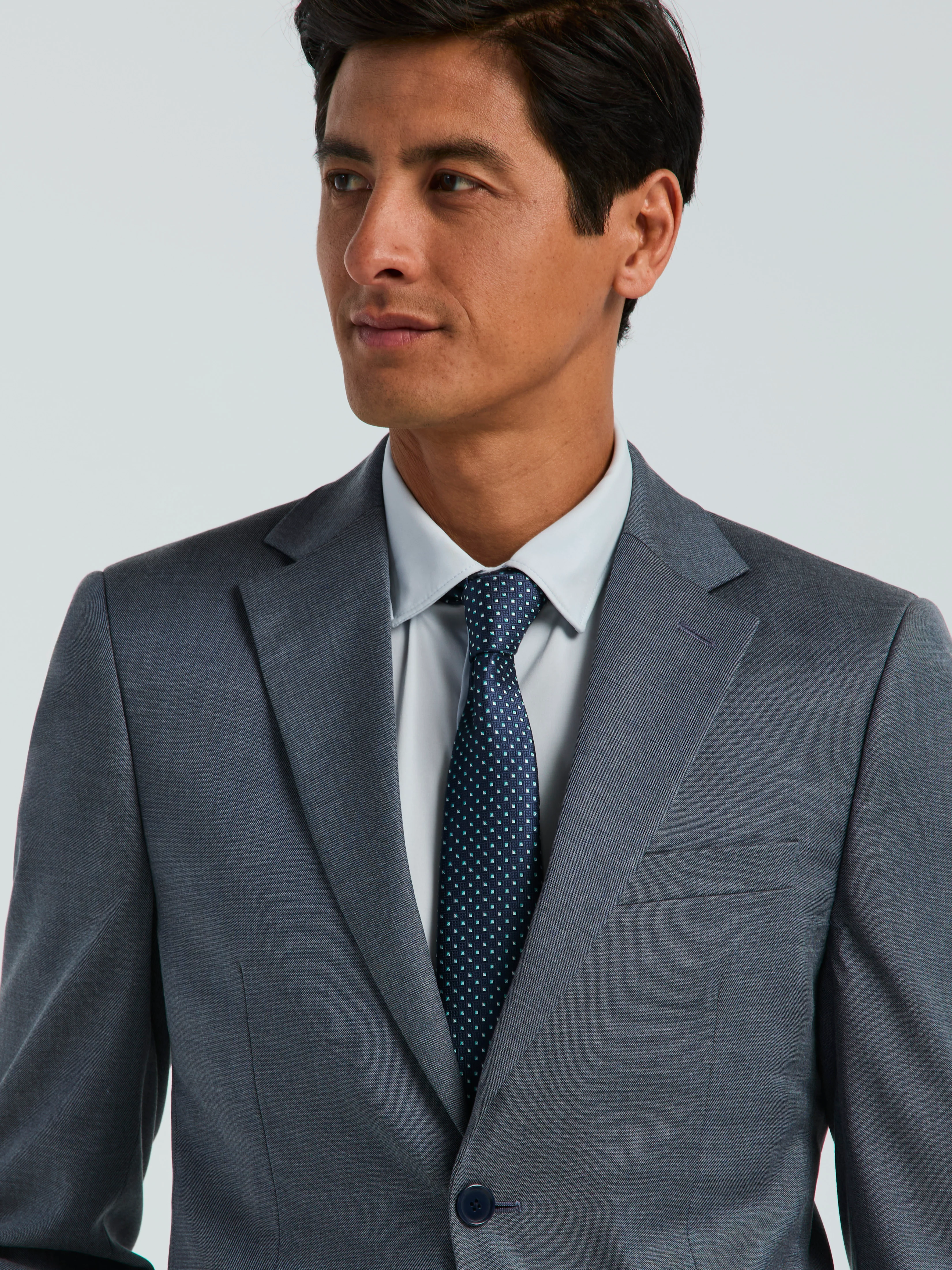 Skinny Fit Textured Suit Jacket - Image 2