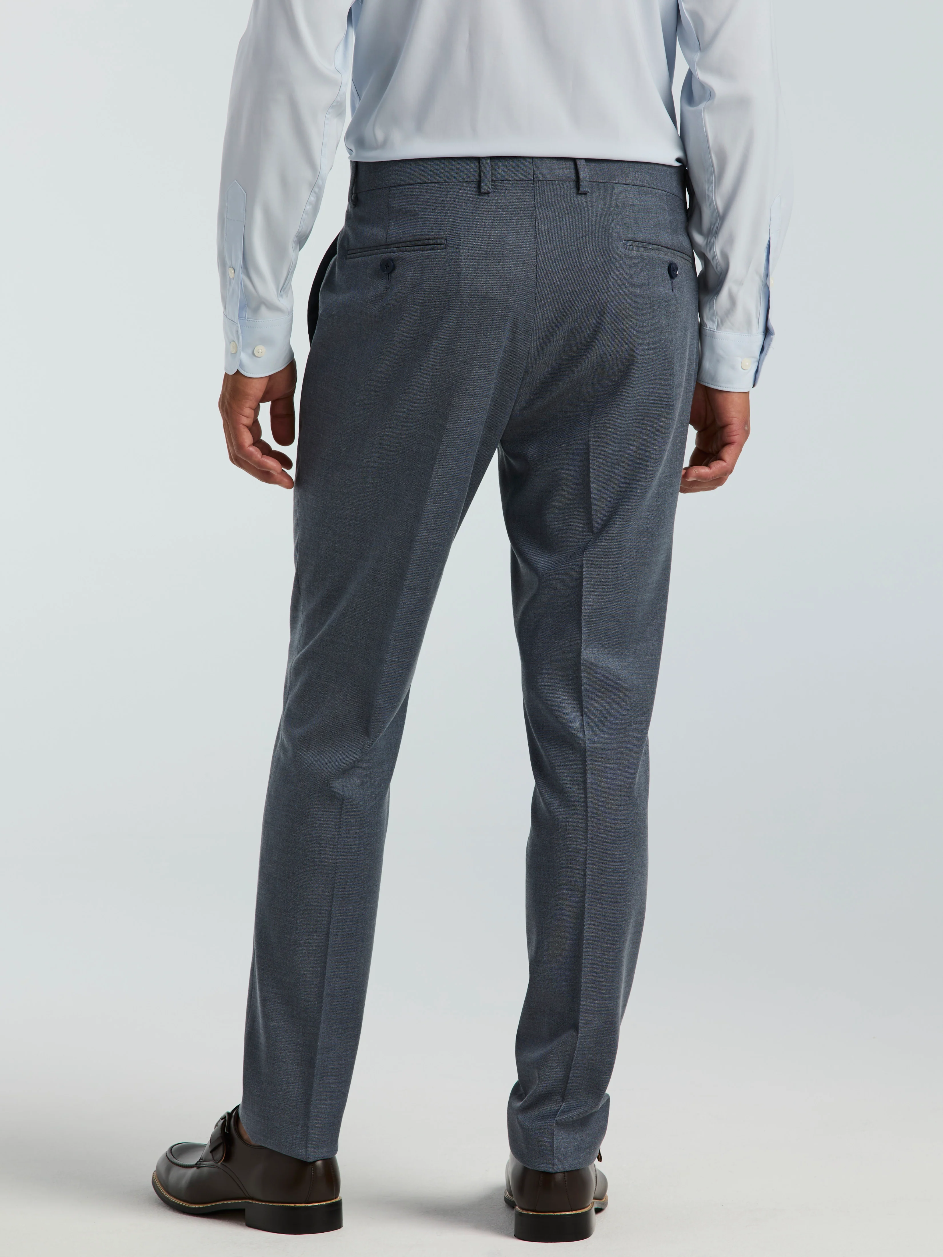 Skinny Fit Textured Suit Pant - Image 3