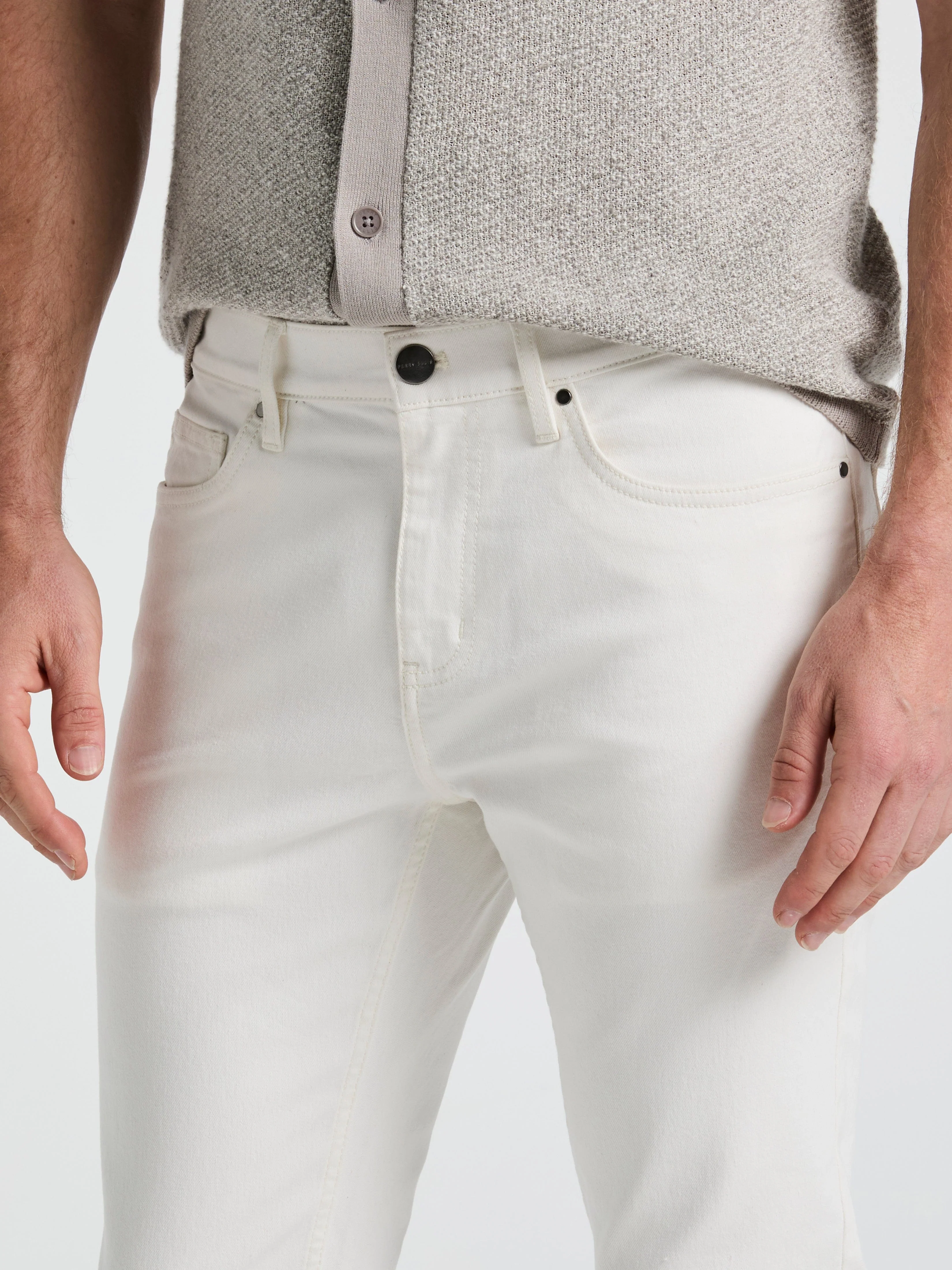 Slim Fit 5 Pocket Denim Pant - Image 4