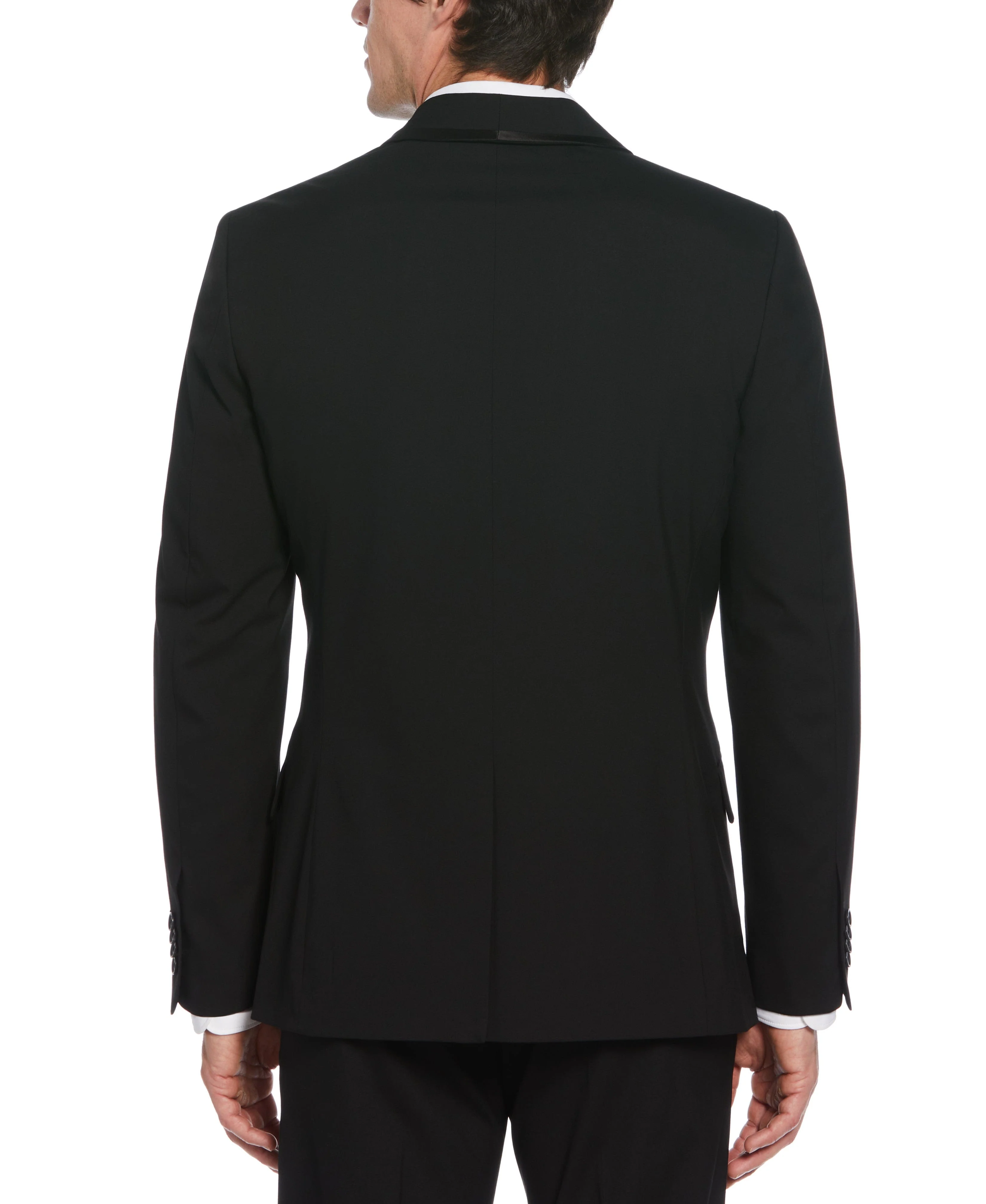Slim Fit Black Stretch Tuxedo - Image 4