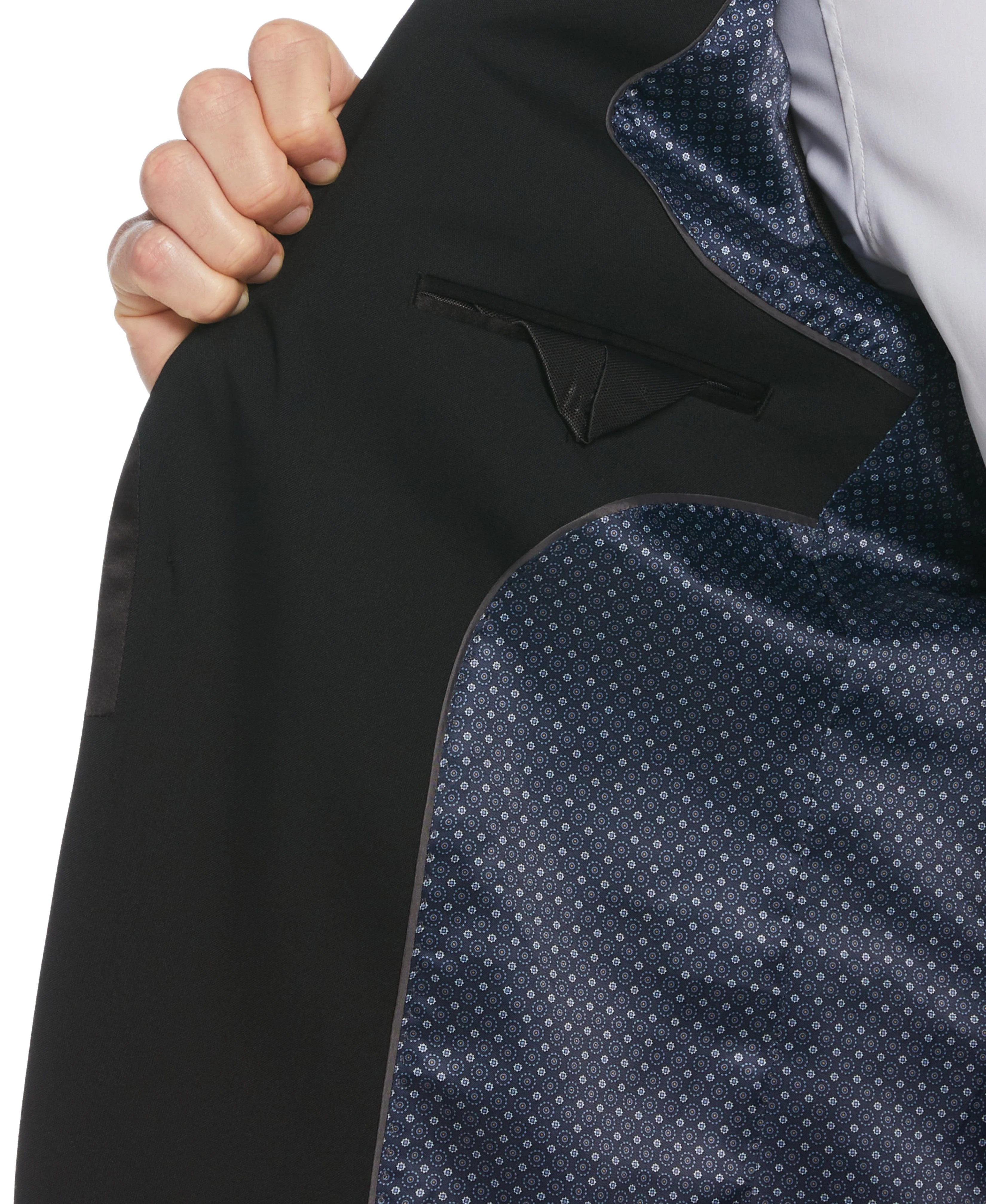 Slim Fit Black Stretch Tuxedo - Image 5