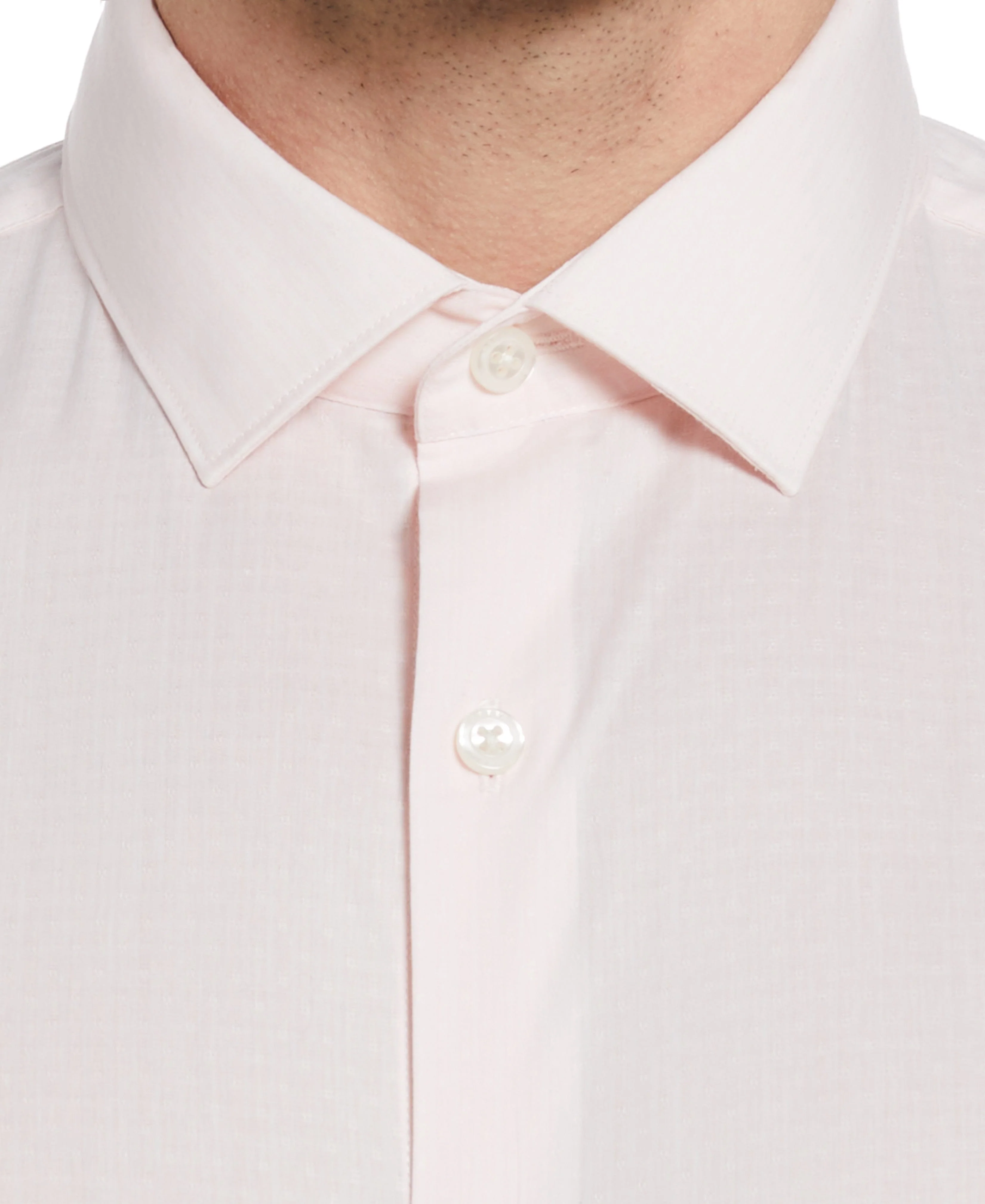 Slim Fit Dobby Stripe Dress Shirt - Image 3