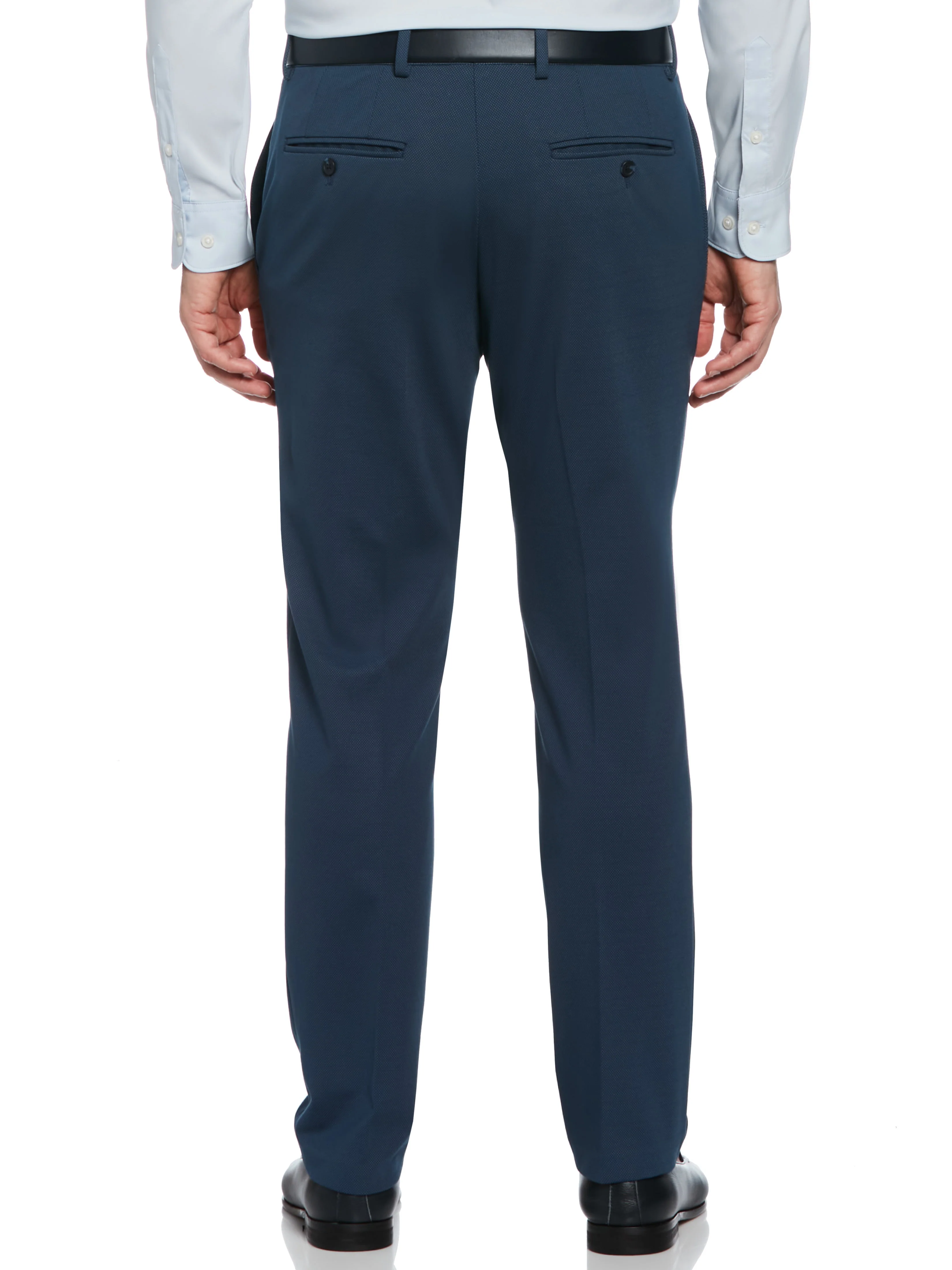Slim Fit Pindot Stretch Knit Suit Pant - Image 4