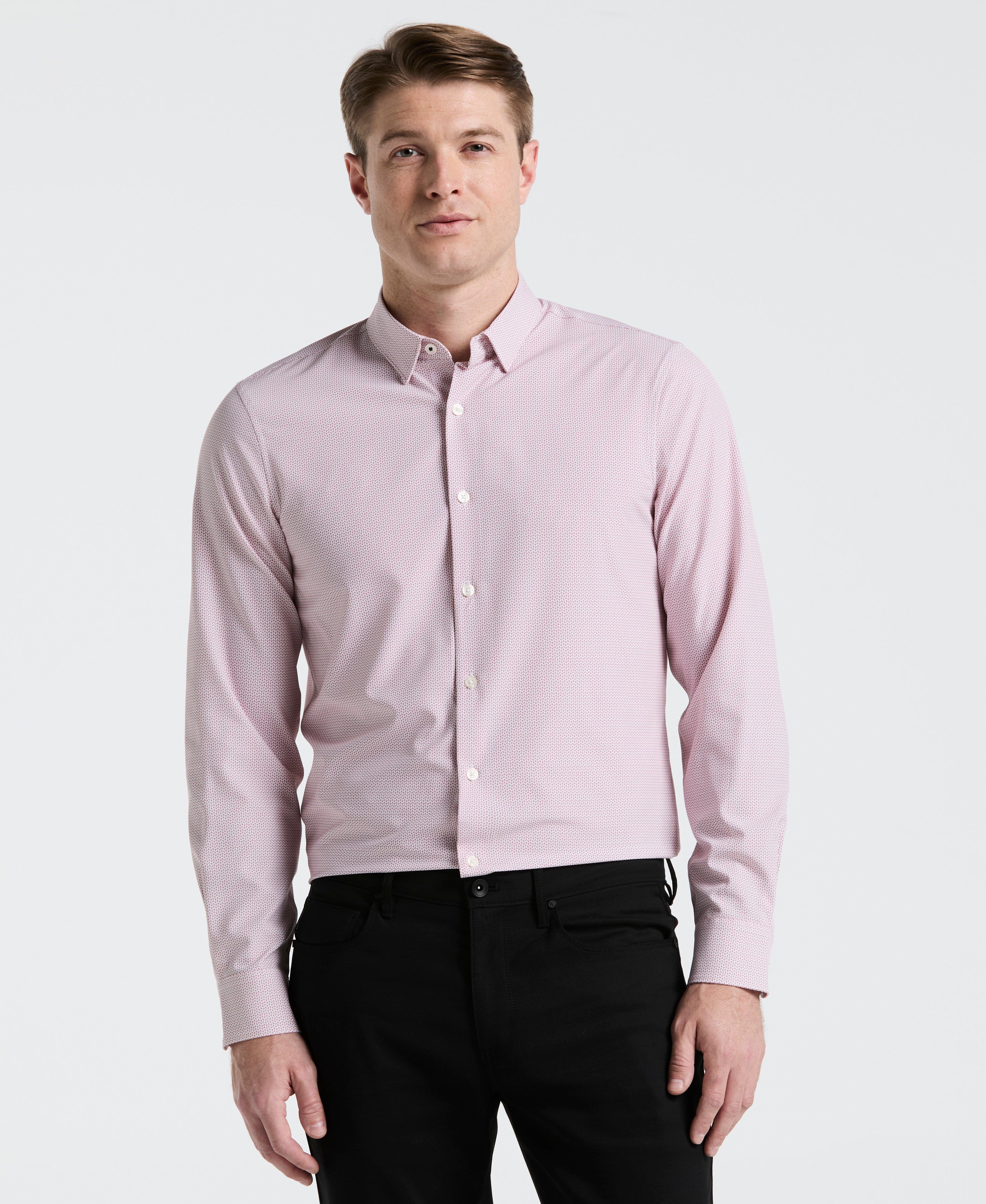 Slim Fit Float Total Stretch Pattern Shirt