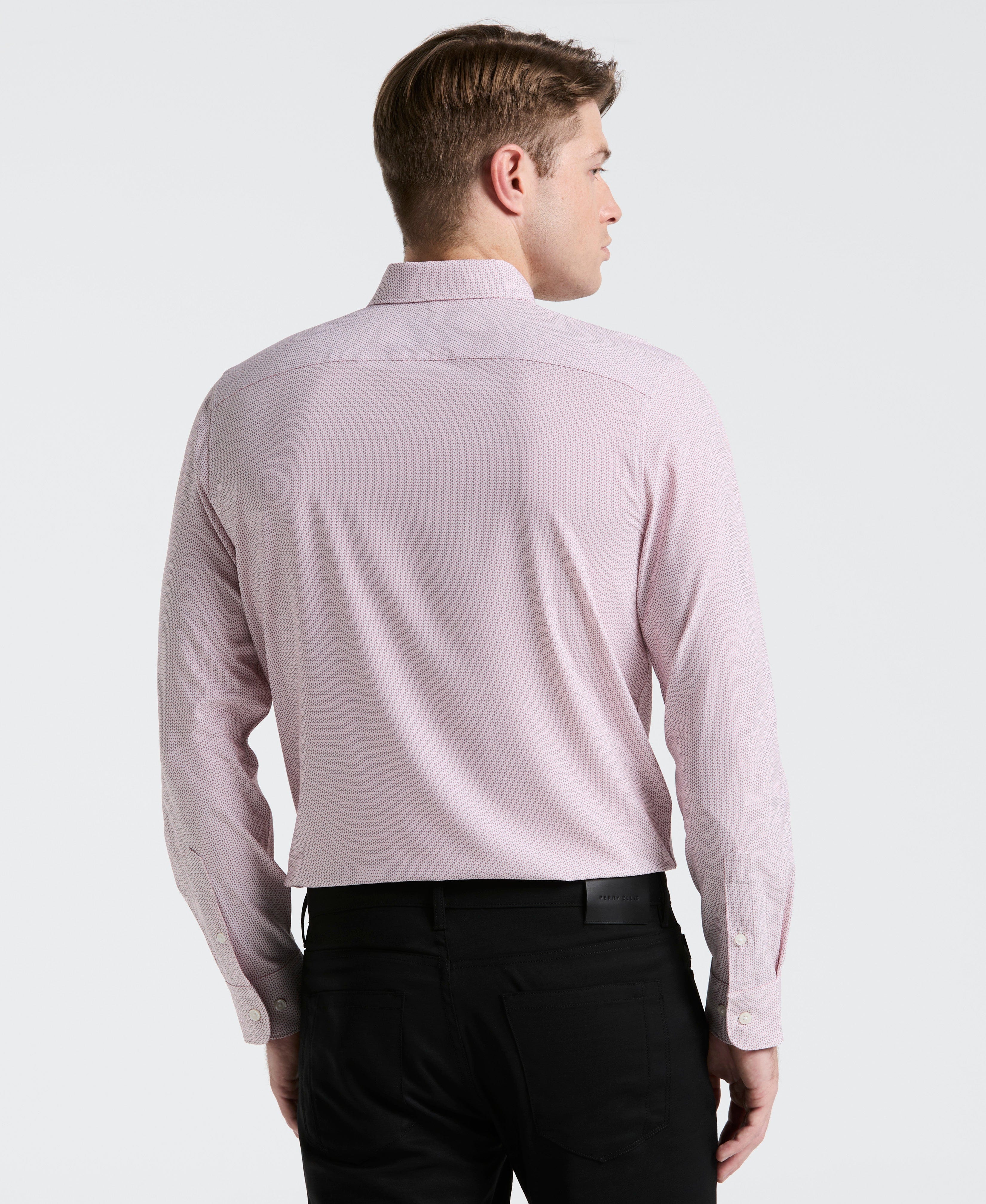 Slim Fit Float Total Stretch Pattern Shirt - Image 2