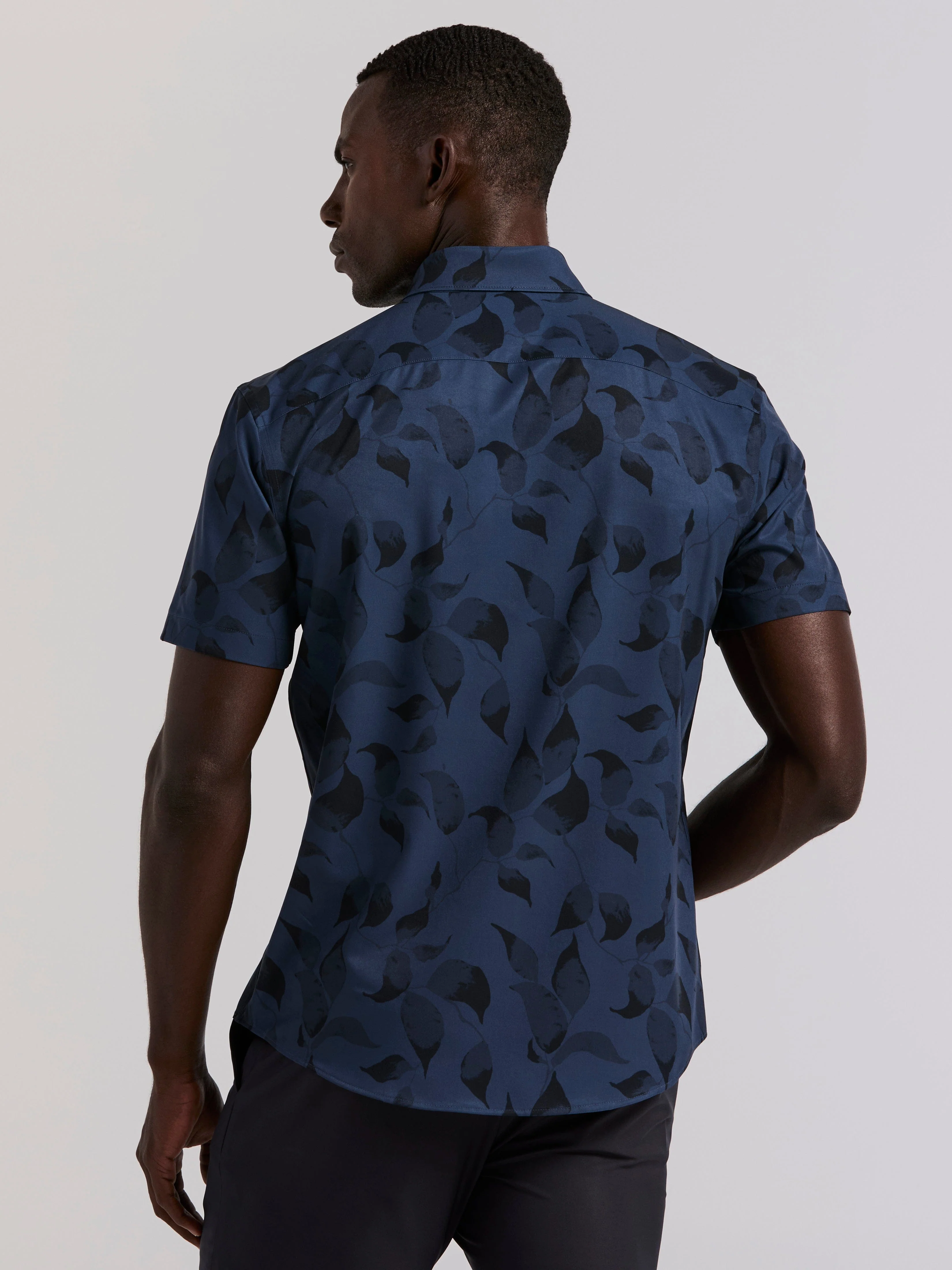 Slim Fit Floral Print Shirt - Image 3