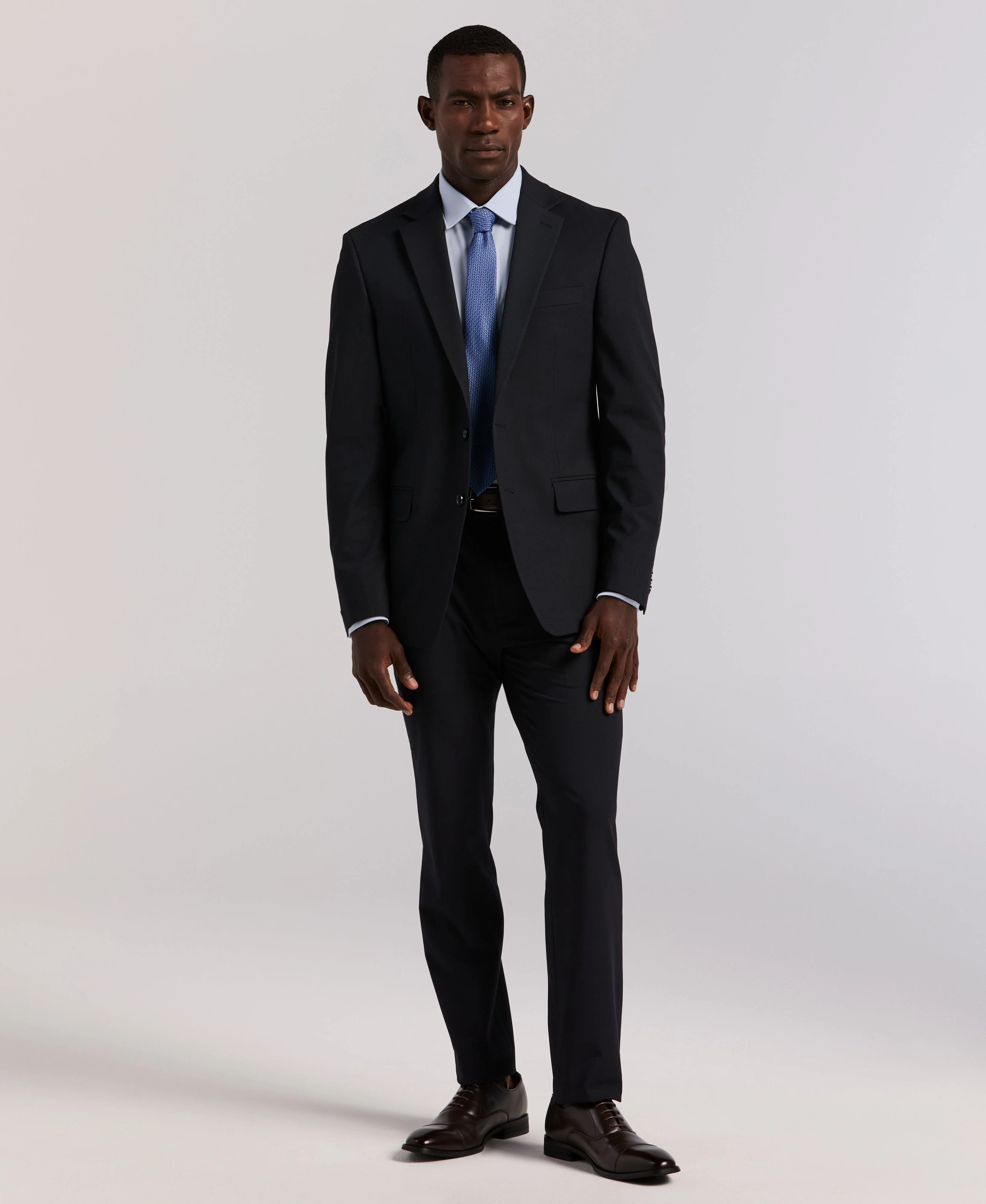 Slim Fit Gabardine Suit Jacket - Image 8