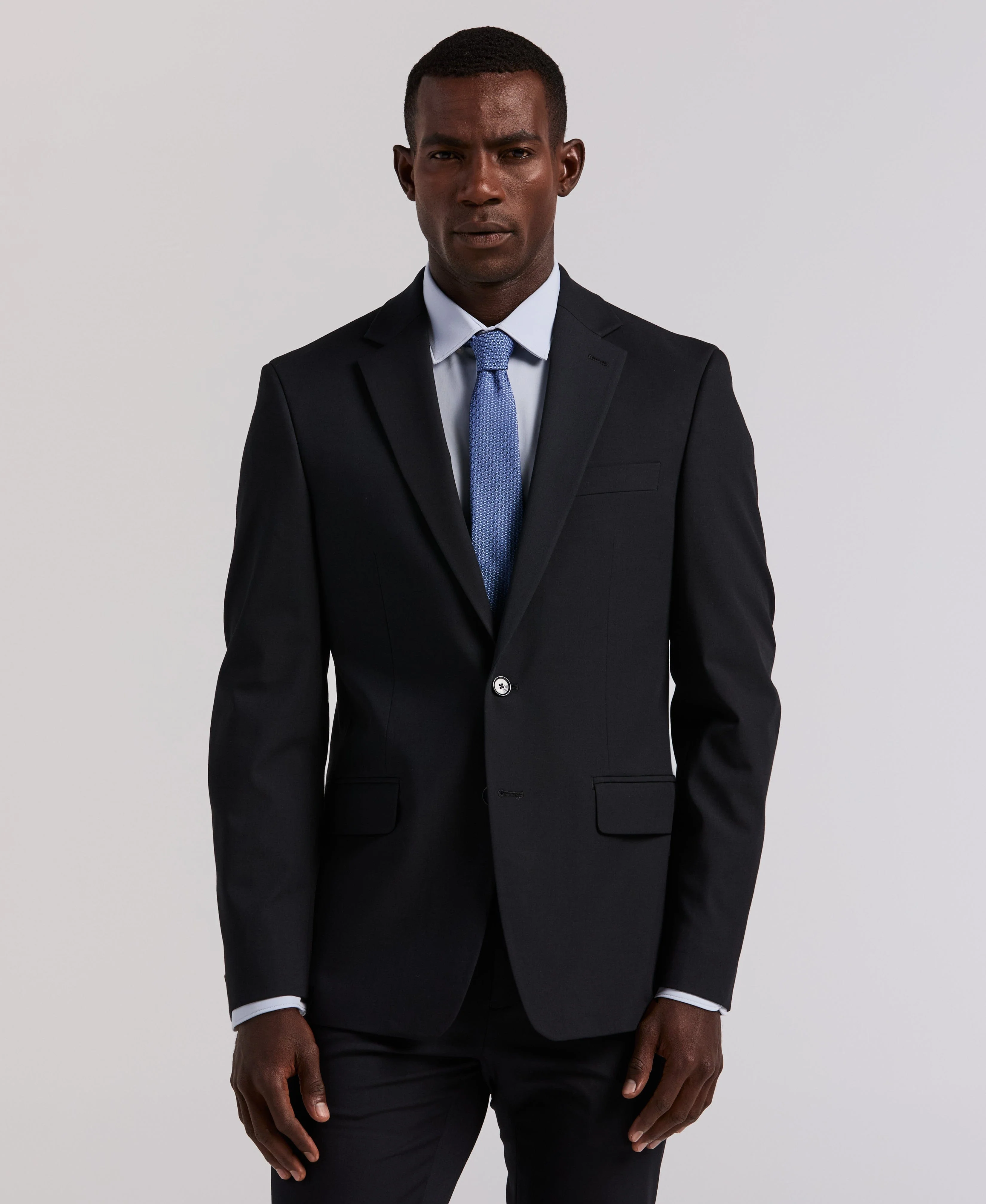 Slim Fit Gabardine Suit Jacket - Image 5