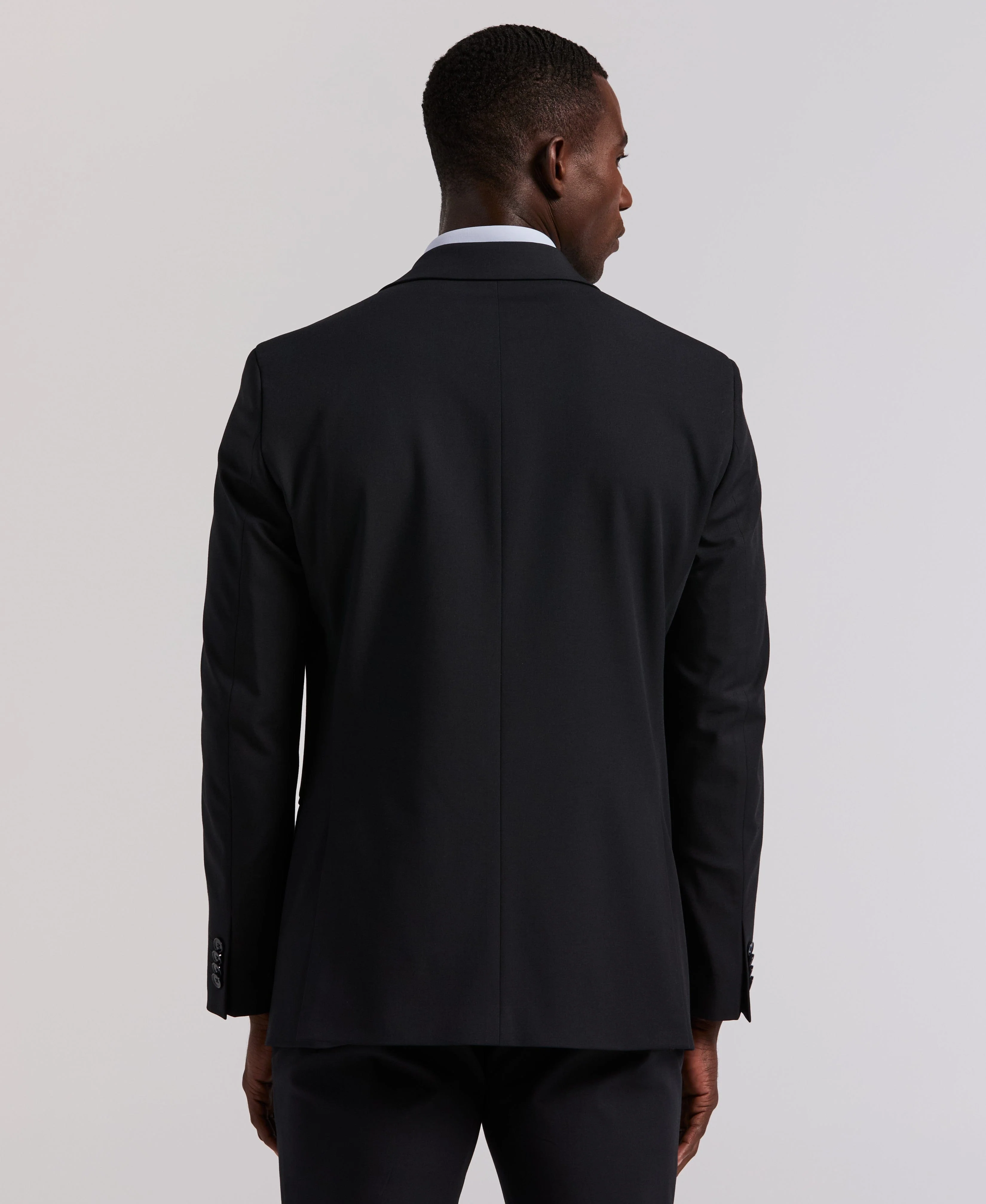 Slim Fit Gabardine Suit Jacket - Image 7