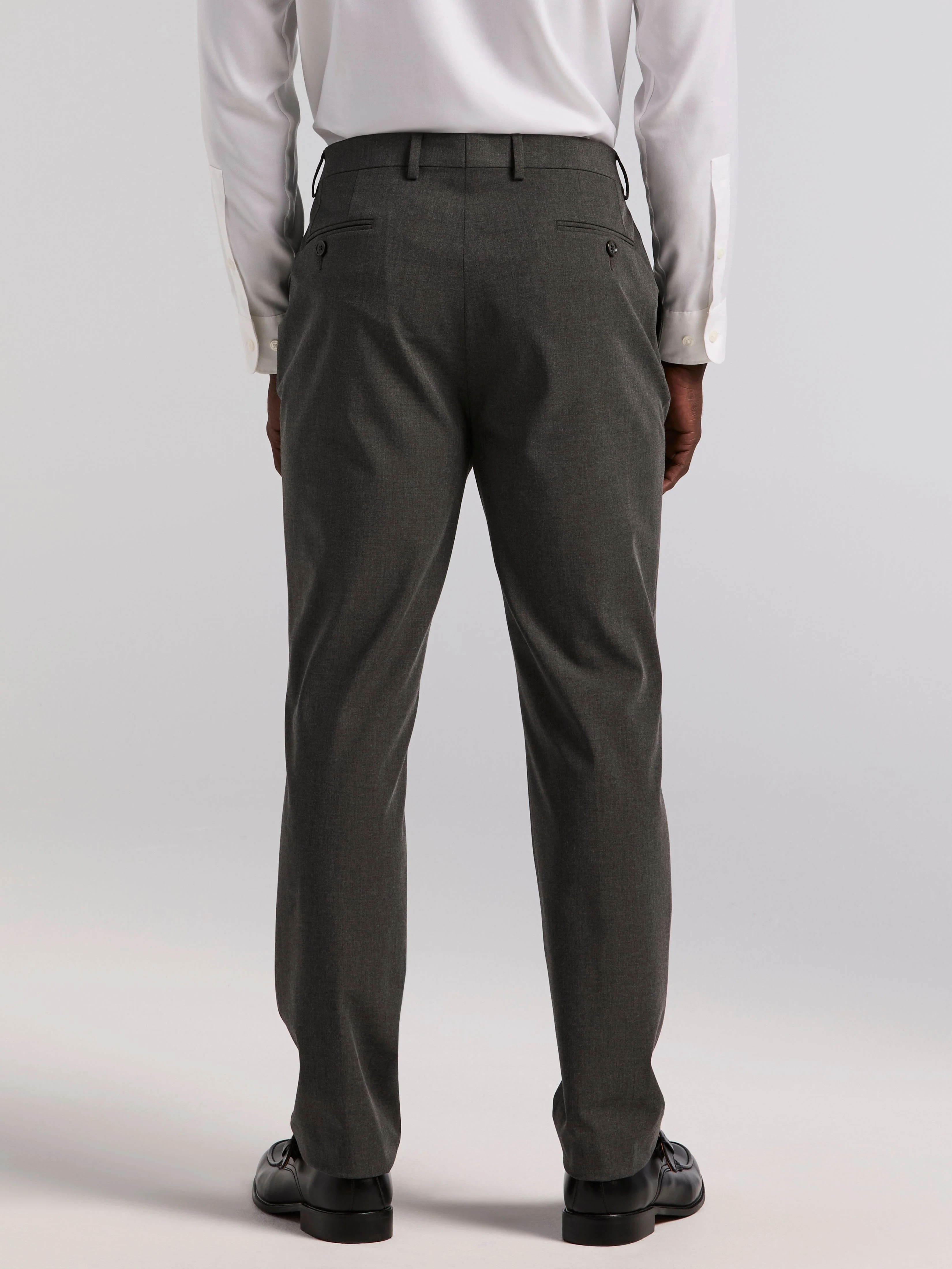 Slim Fit Gabardine Suit Pant - Image 3