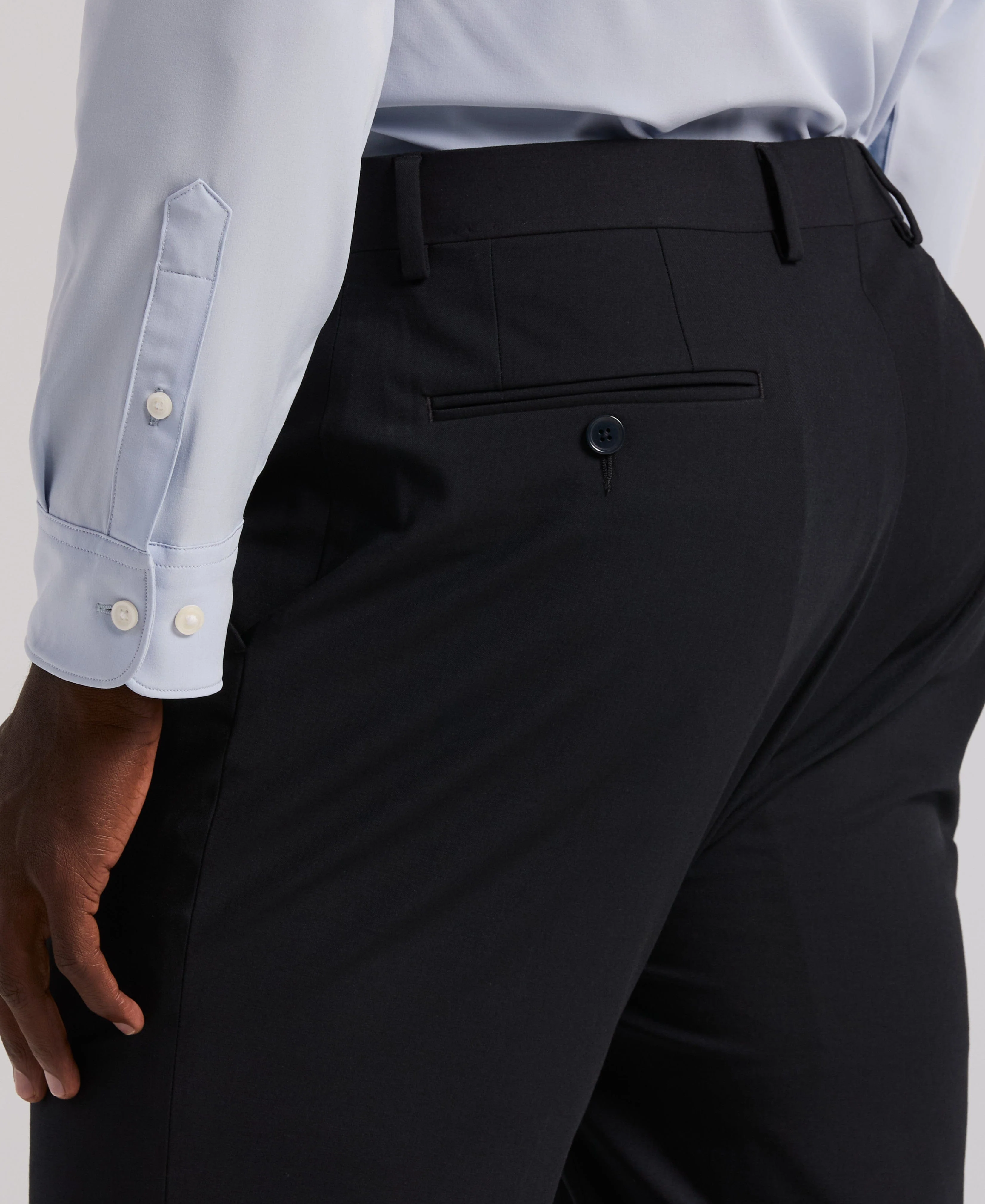 Slim Fit Gabardine Suit Pant - Image 7