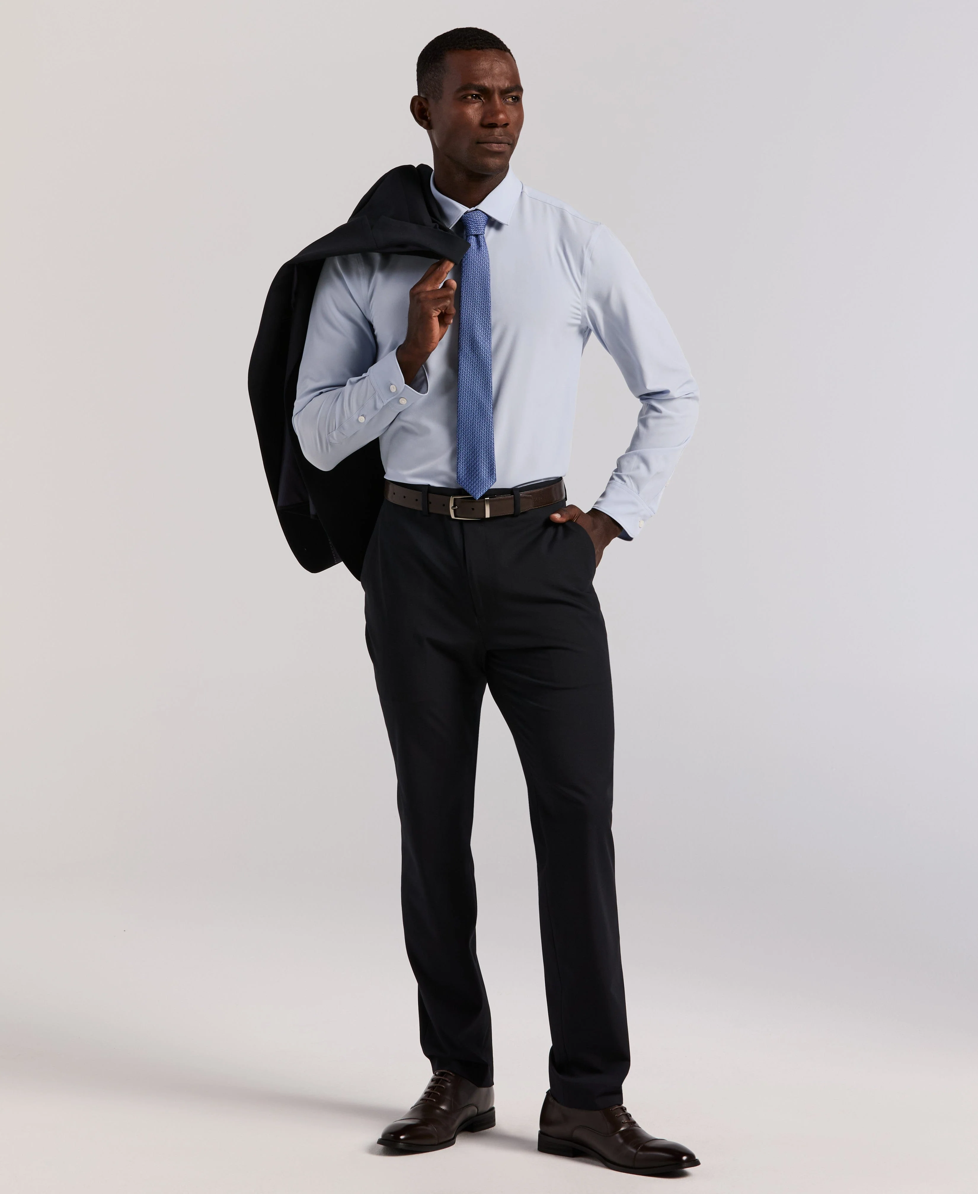 Slim Fit Gabardine Suit Pant - Image 9