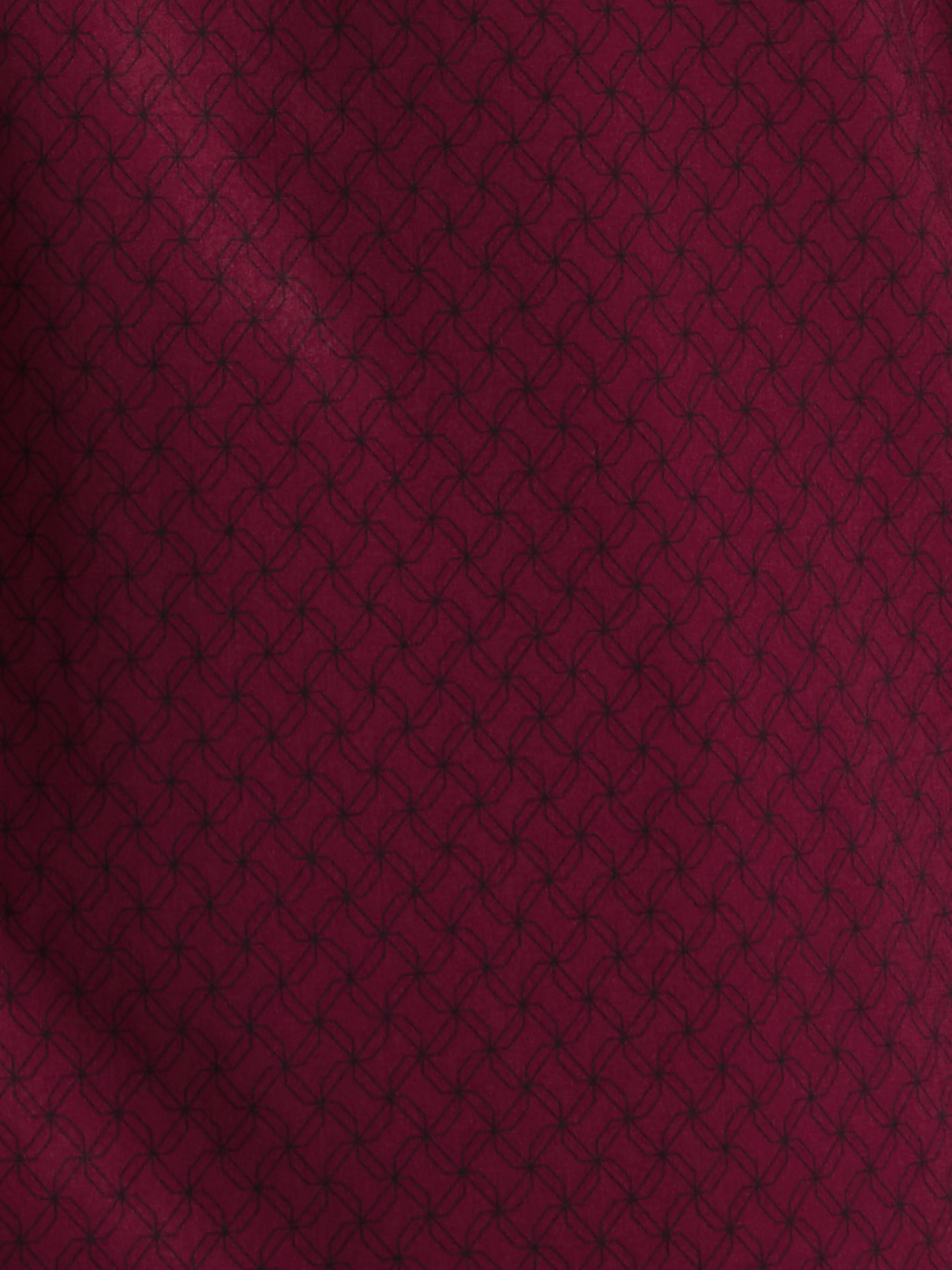 Slim Fit Geo Print Total Stretch Shirt - Image 3