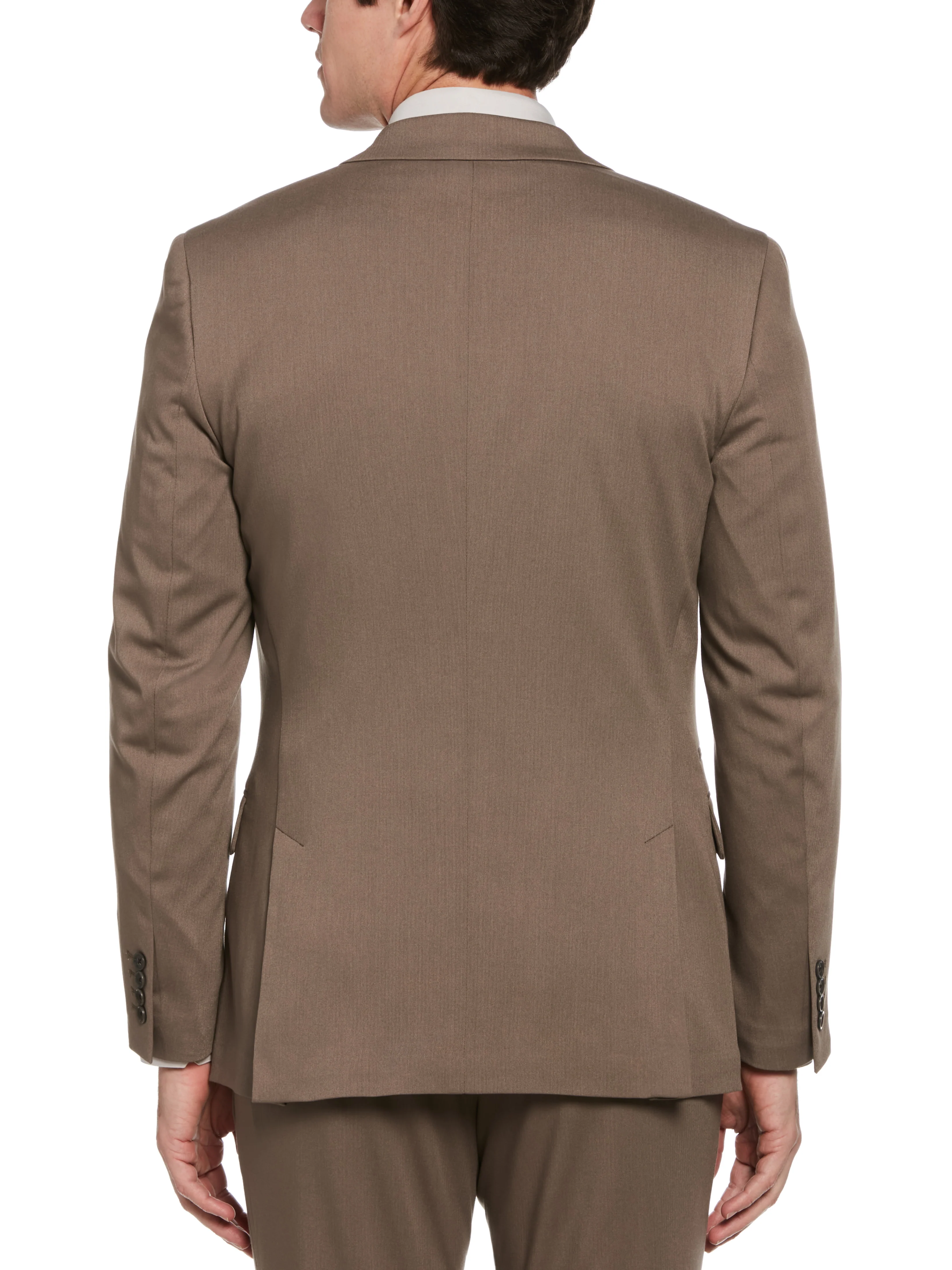 Slim Fit Herringbone Suit Jacket - Image 2