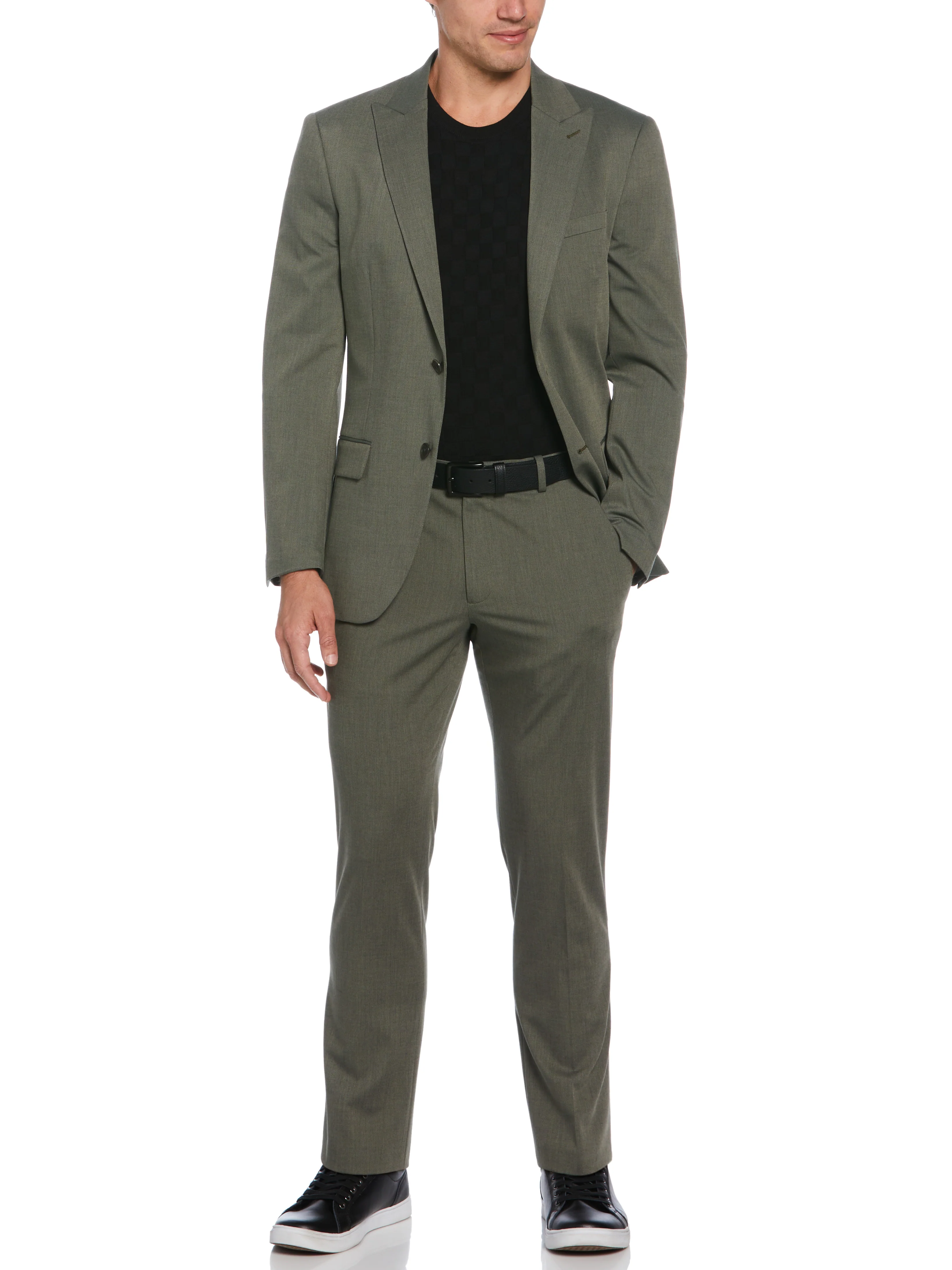Slim Fit Peak Lapel Louis Suit Jacket - Image 23
