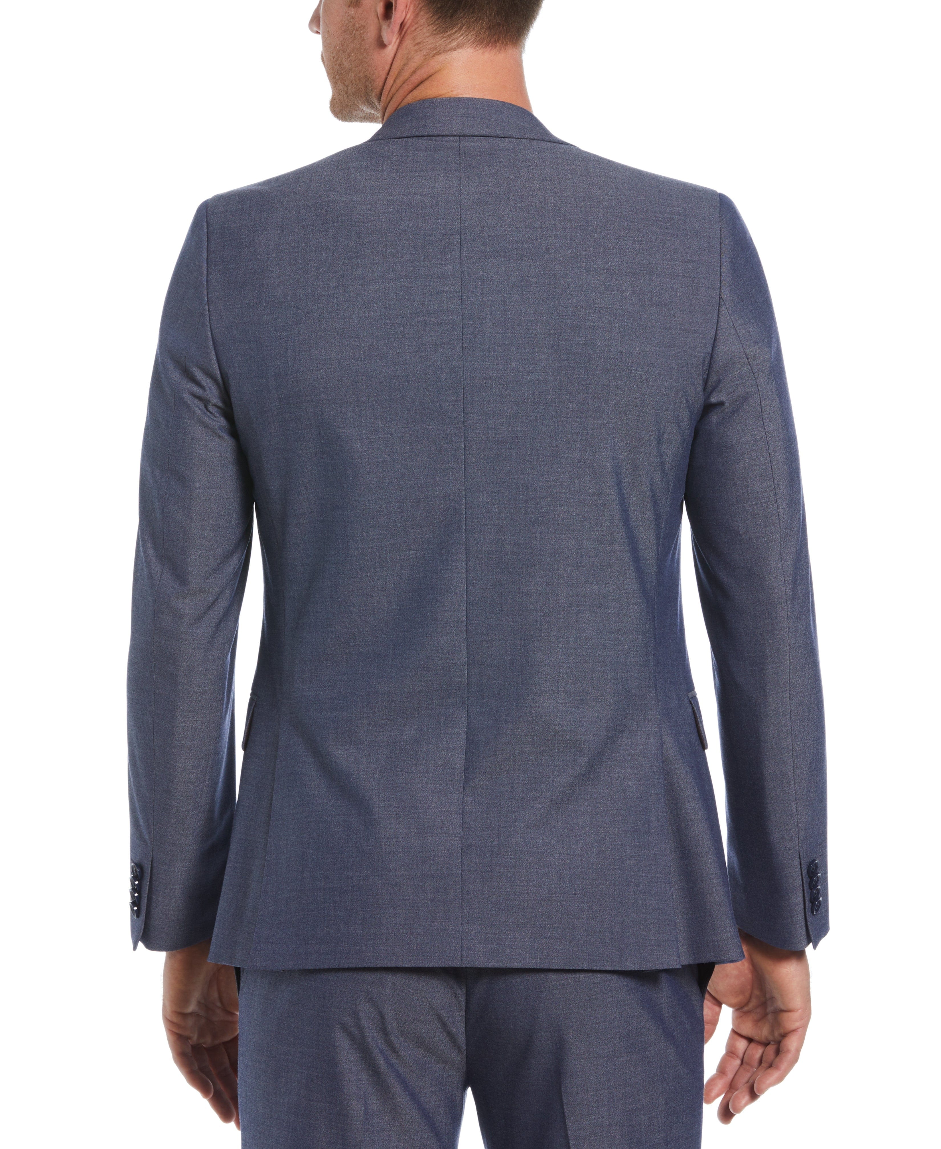 Skinny Fit Notch Lapel Iridescent Suit Jacket - Image 2