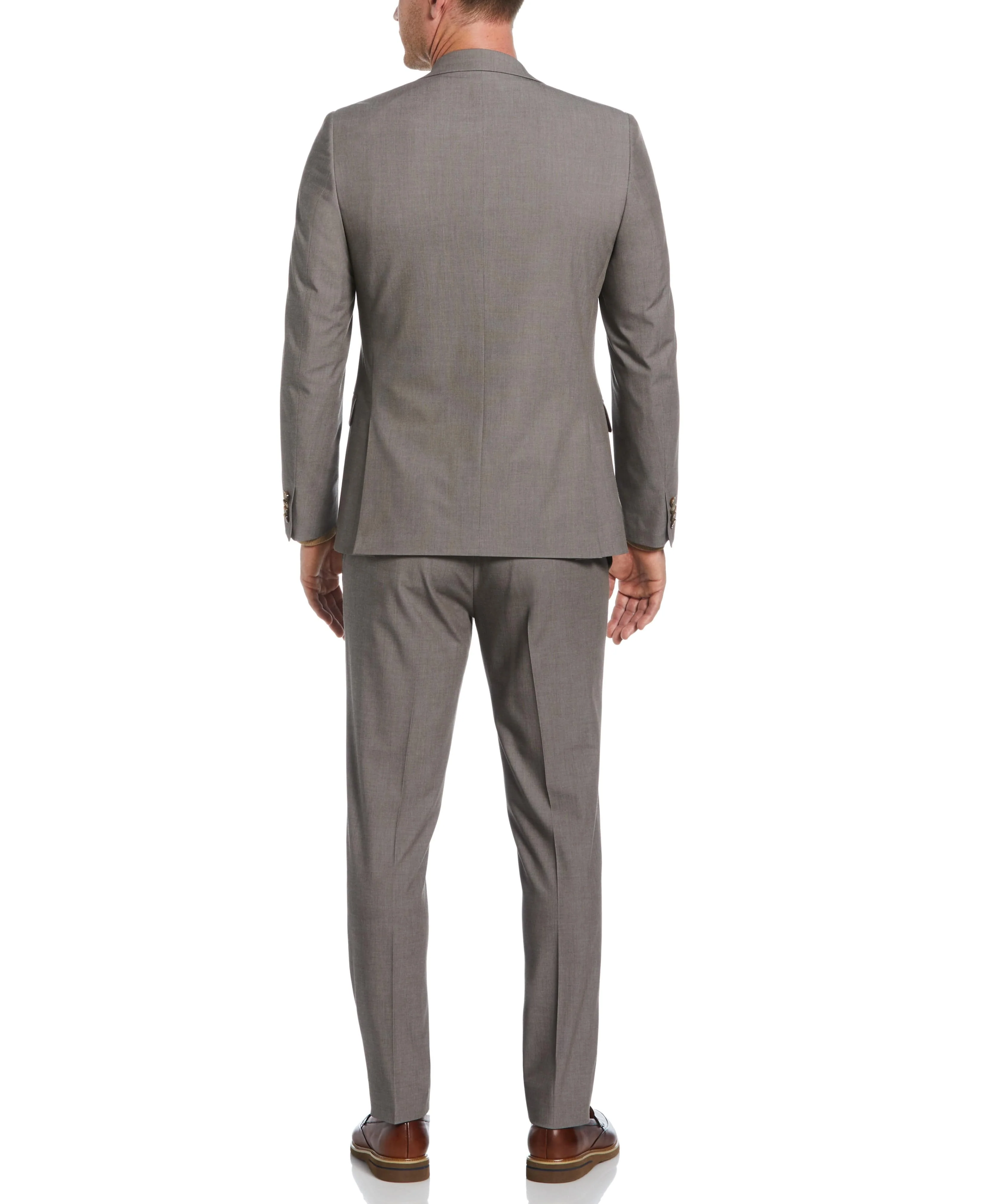 Skinny Fit Notch Lapel Iridescent Suit Jacket - Image 6