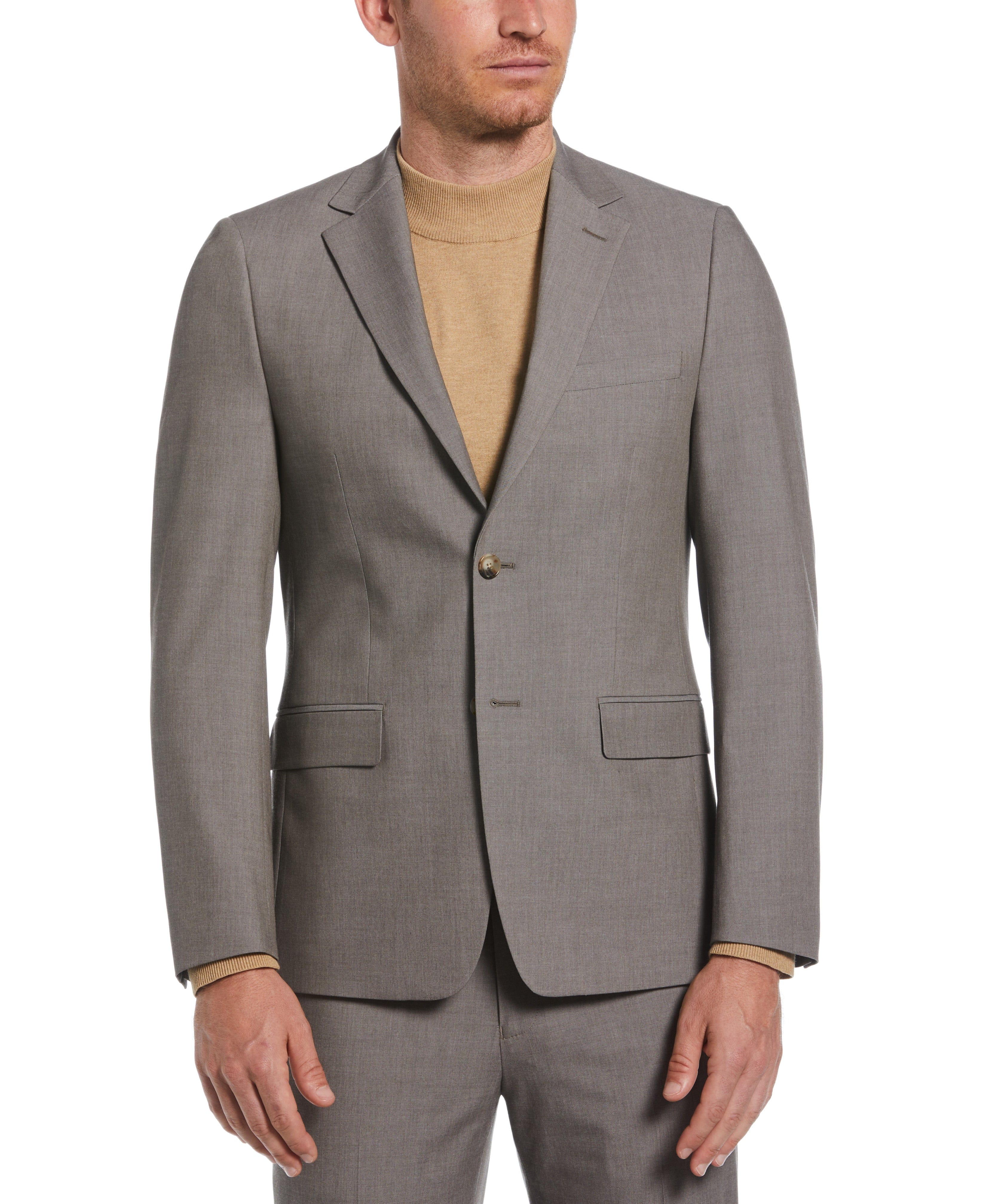 Skinny Fit Notch Lapel Iridescent Suit Jacket - Image 7
