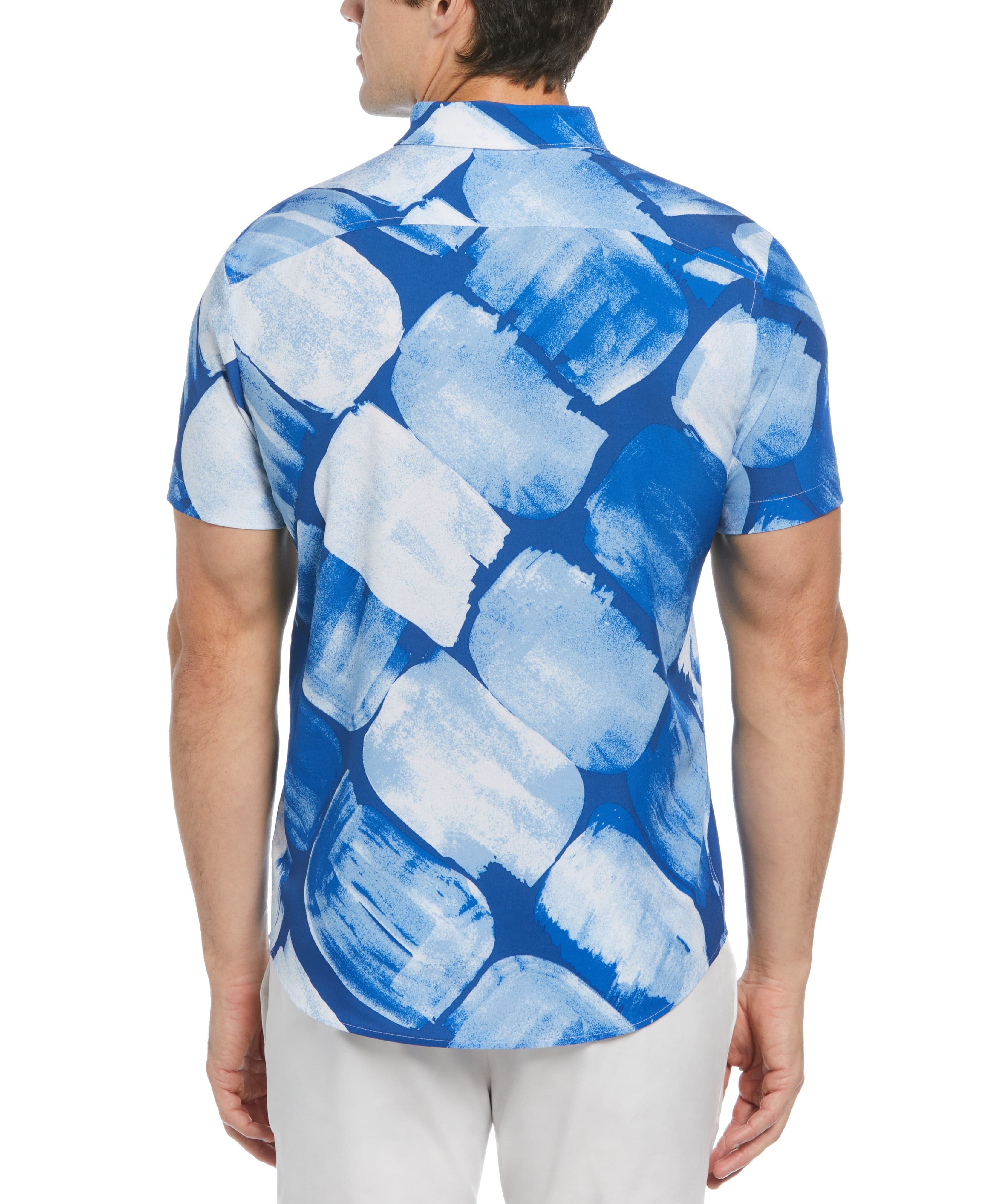 Total Stretch Slim Fit Paint Stroke Shirt - Image 2