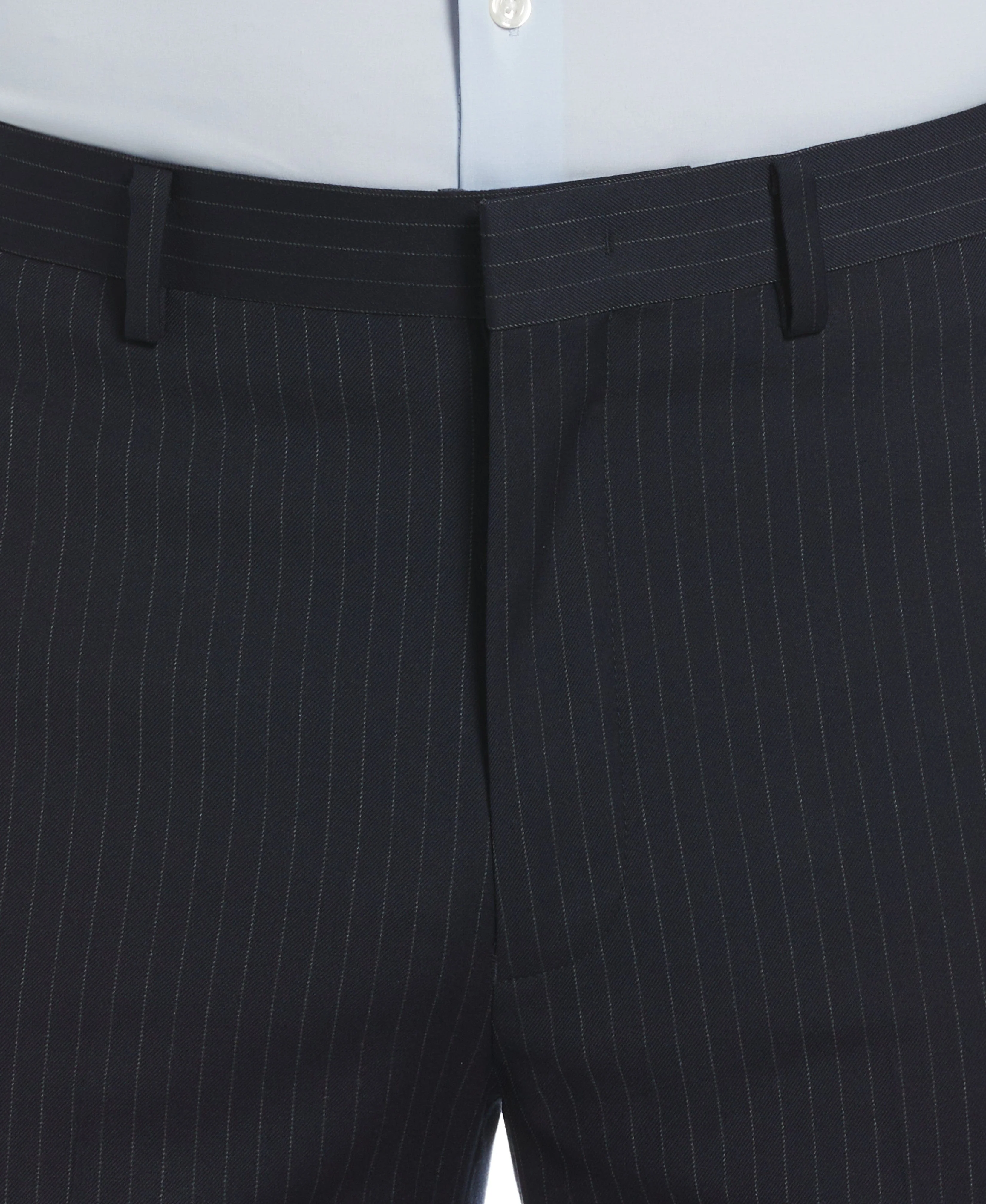 Slim Fit Pinstripe Suit Pant - Image 3