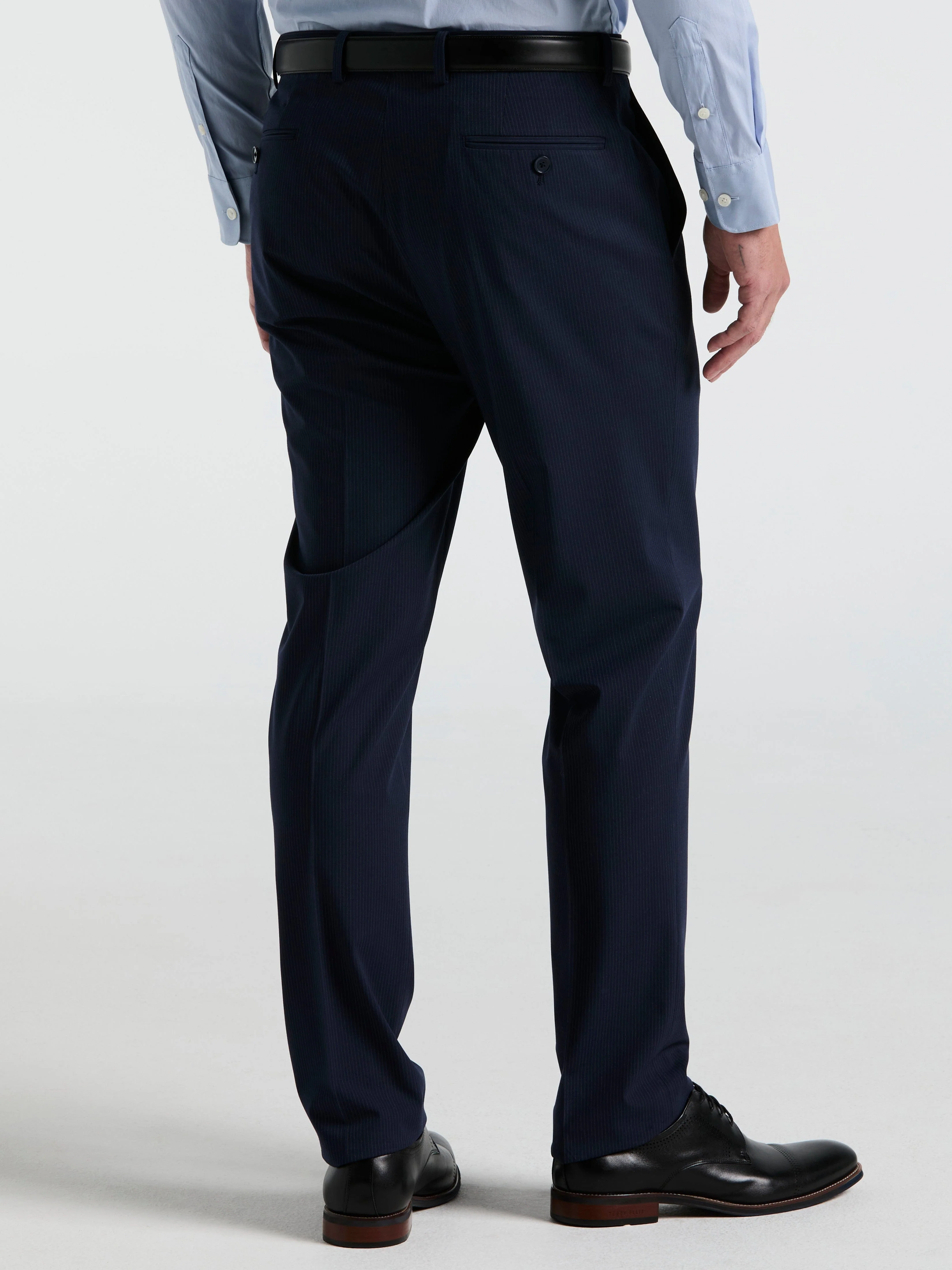 Slim Fit Pinstripe Suit Pant - Image 3