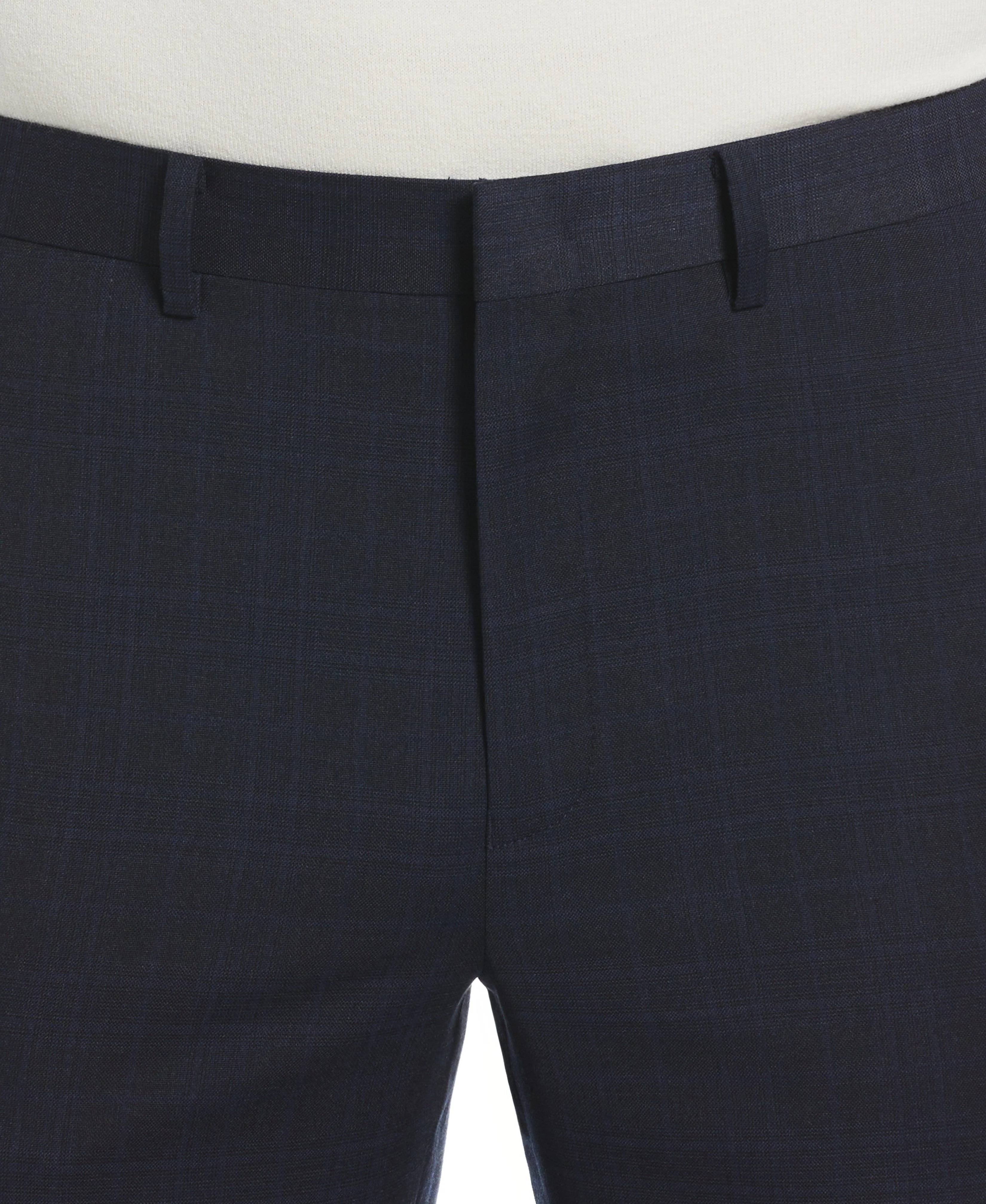 Skinny Fit Plaid Suit Pant - Image 3