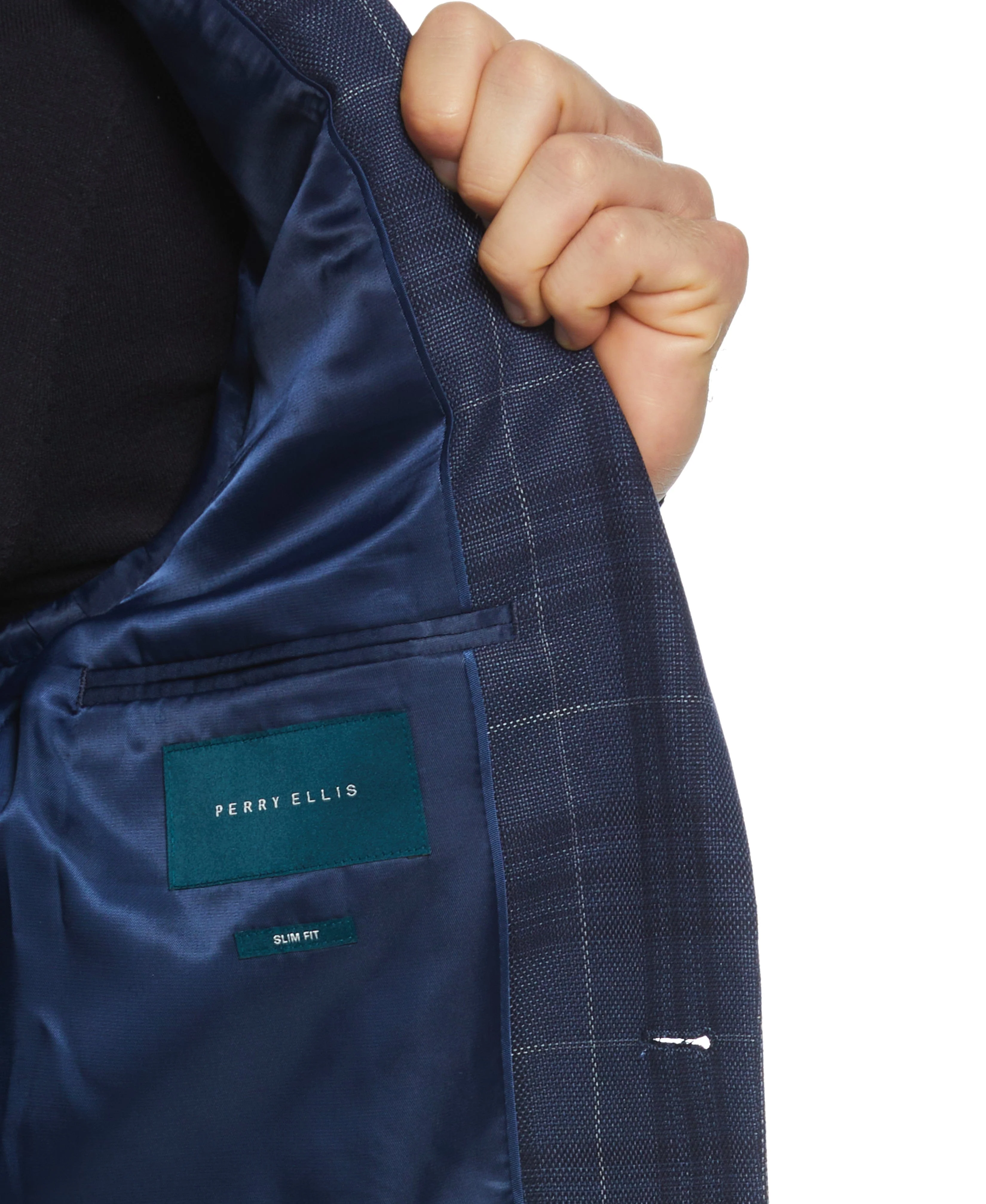 Slim Fit Plaid Sport Jacket - Image 3