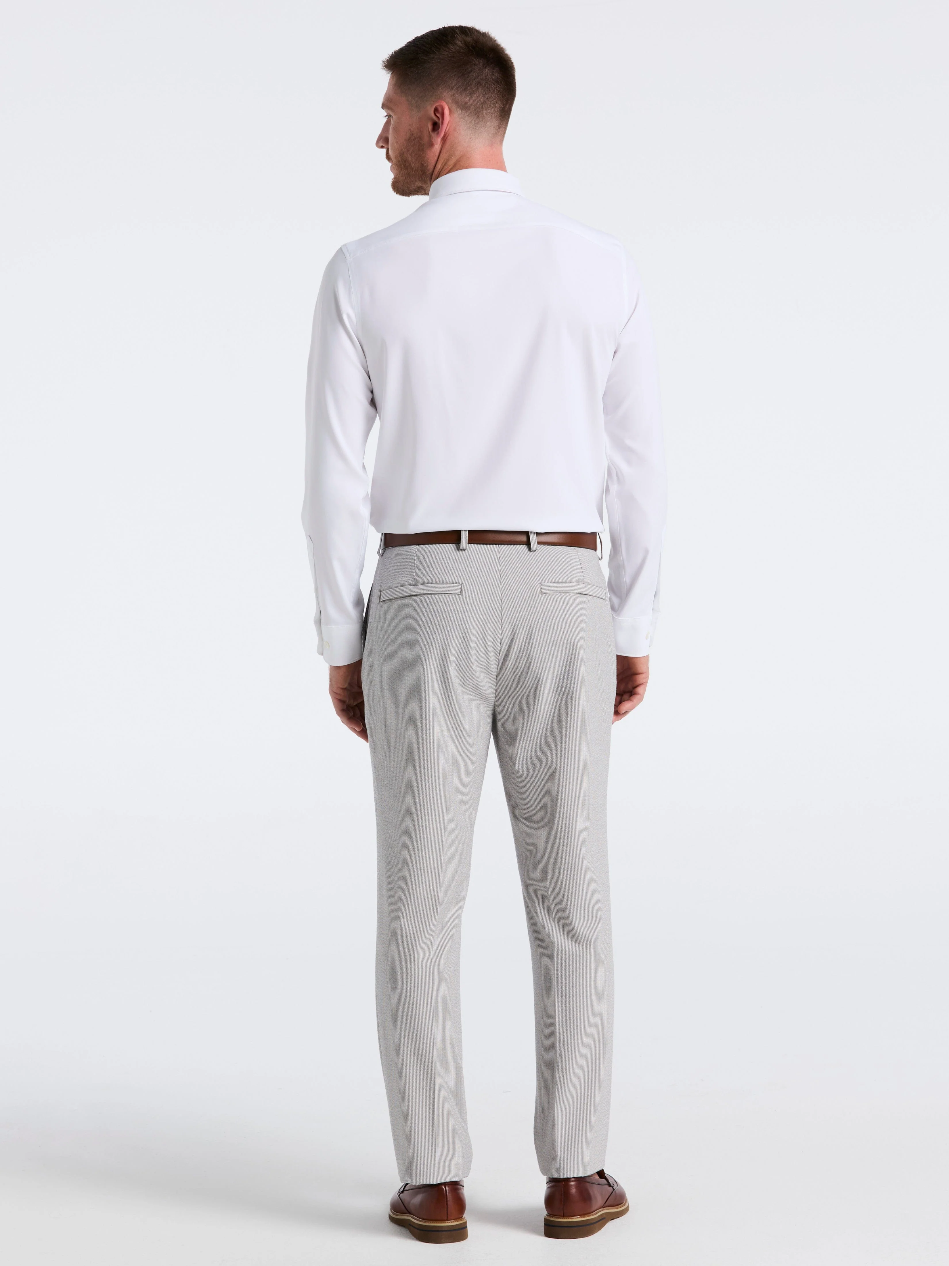 Slim Fit Seersucker Stripe Suit Pant - Image 2