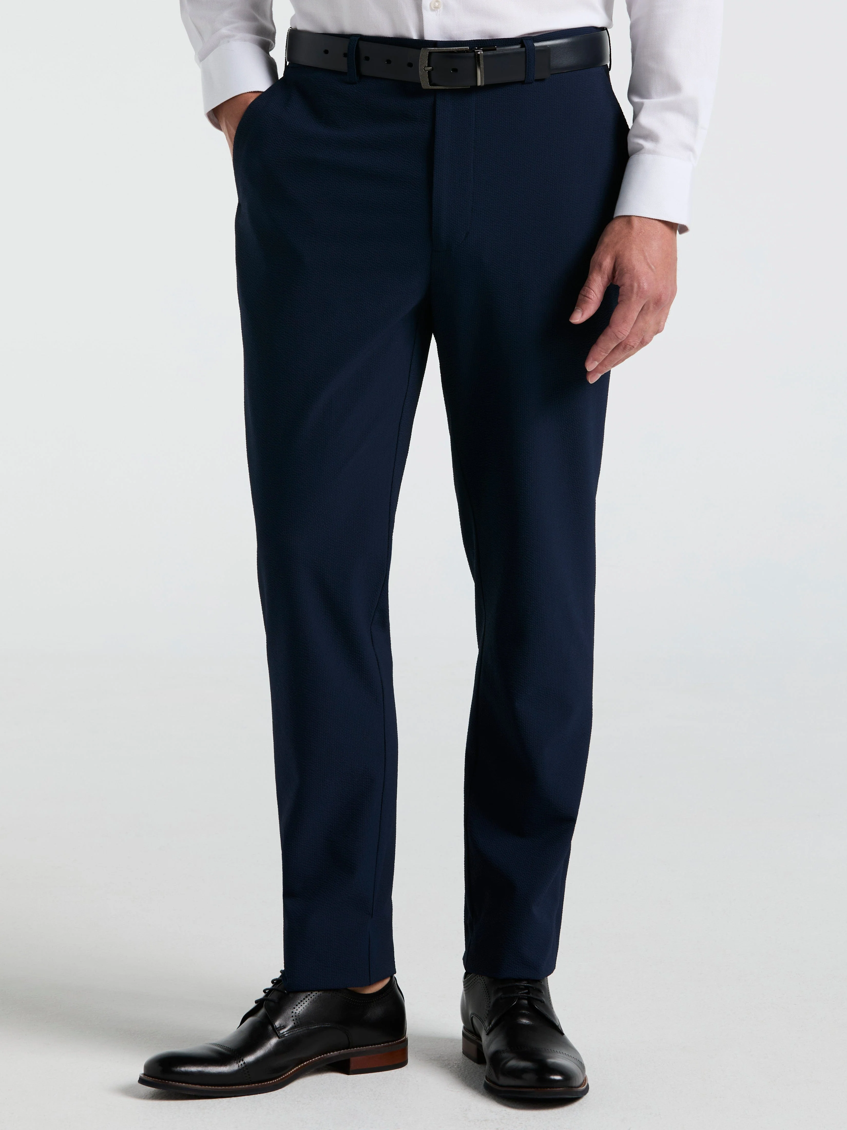Slim Fit Seersucker Suit Pant
